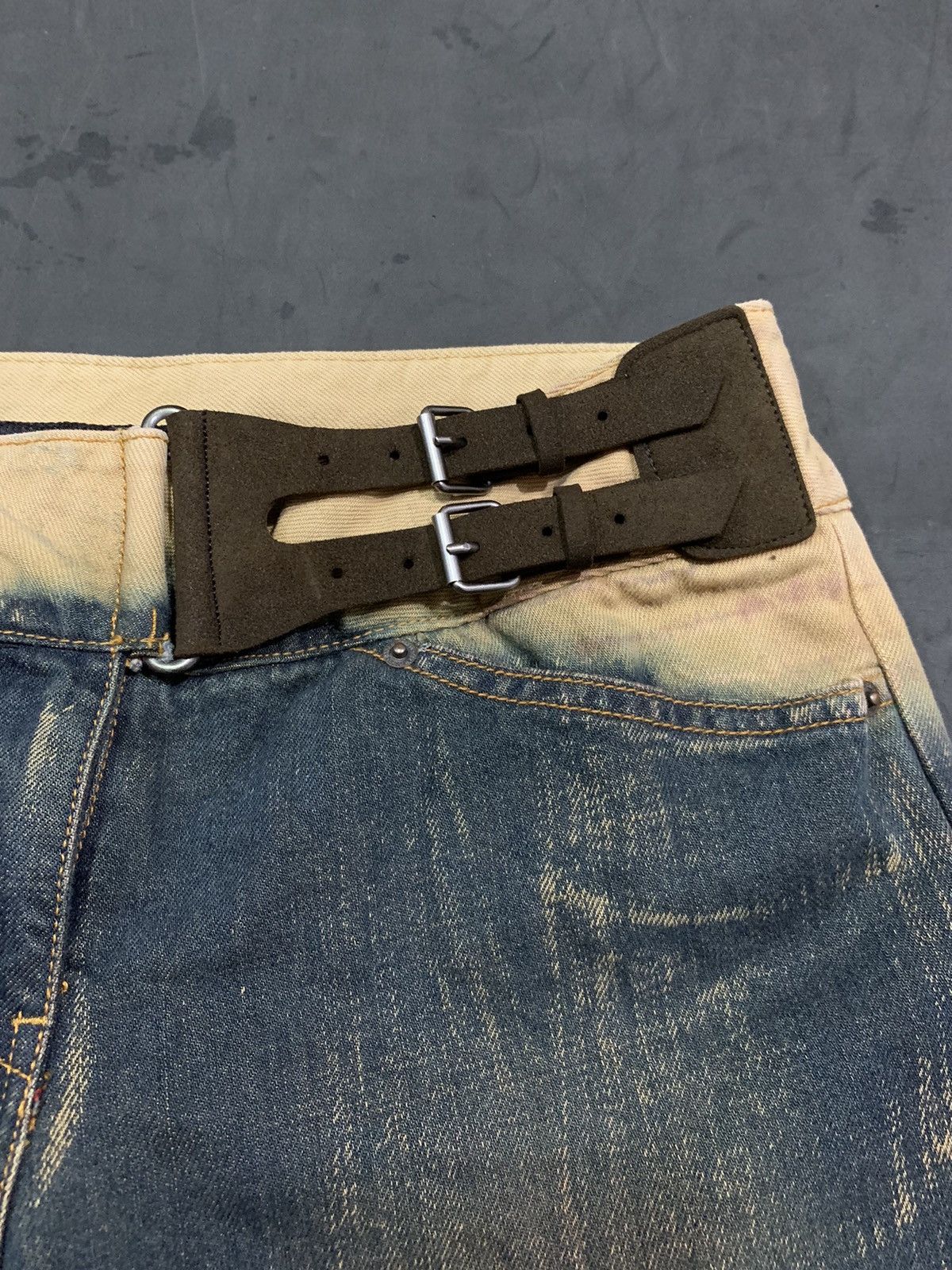 20471120 💸BINDINGOFFER💸292513 storm leather belt flared pants Size US 29 - 7 Thumbnail