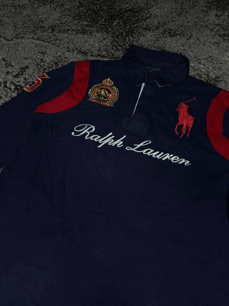 Designer × Polo Ralph Lauren × Vintage Vintage Y2K Polo Ralph Lauren Embroidered Logo Jersey Long Size US S / EU 44-46 / 1 - 2 Thumbnail