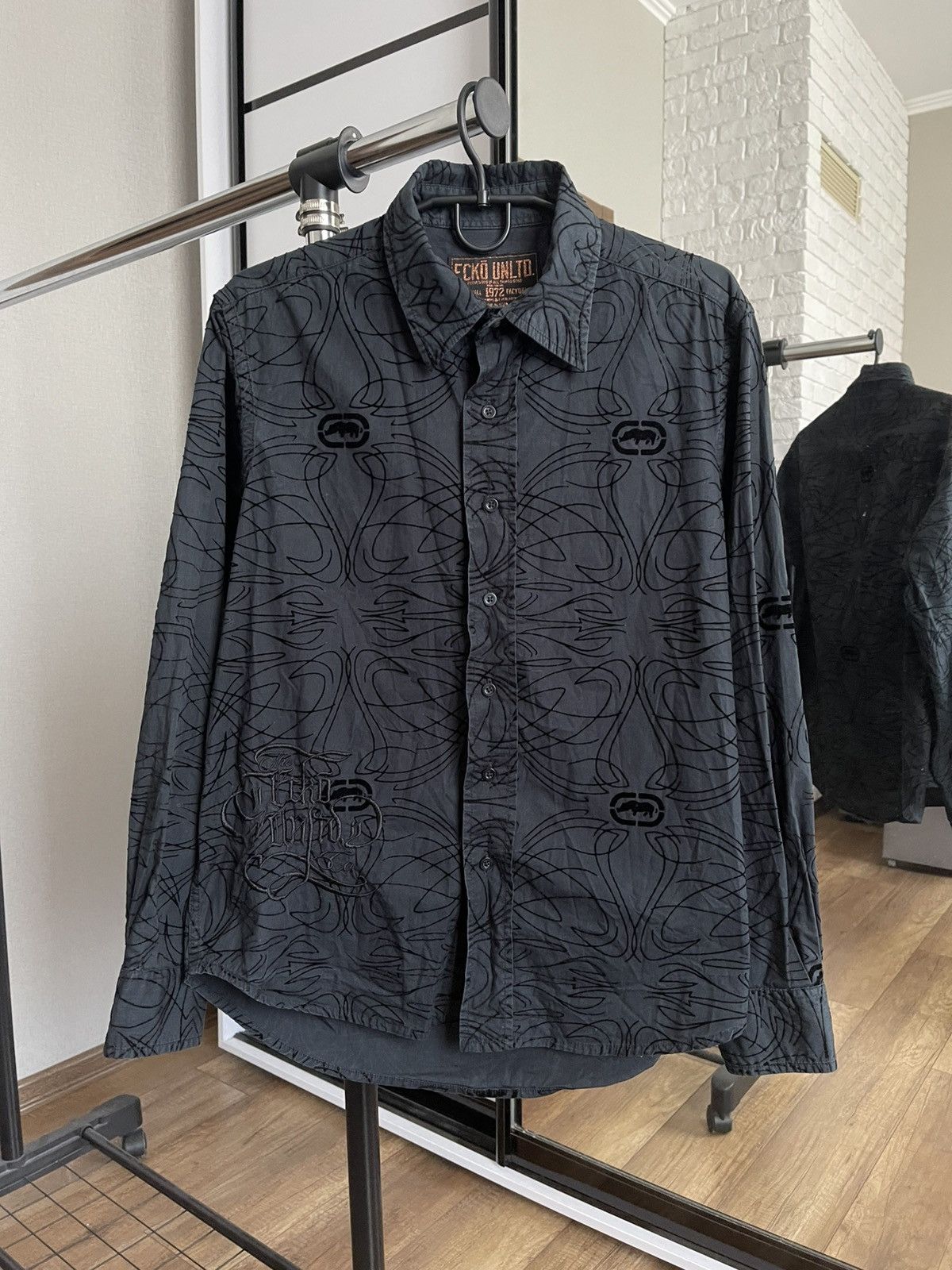 Ecko Unltd. Ecko Unltd Shirt Button Up Multilogo Vintage Size US M / EU 48-50 / 2 - 3 Thumbnail