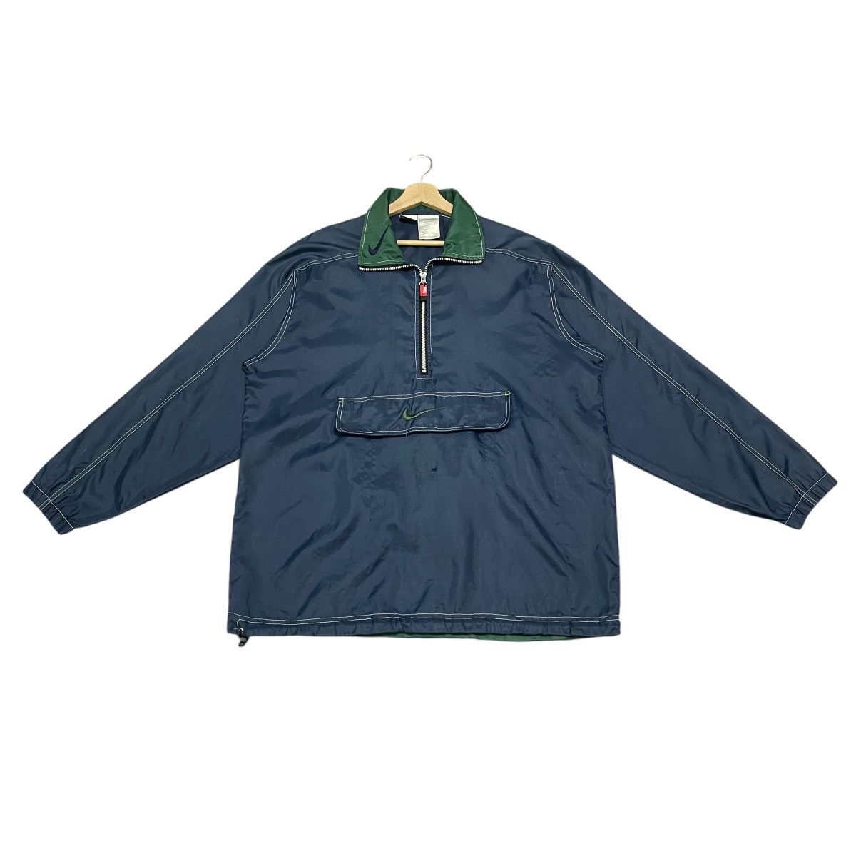 Nike Vintage Nike Half Zipper Anorak Windbreaker Jacket Size US L / EU 52-54 / 3 - 1 Thumbnail