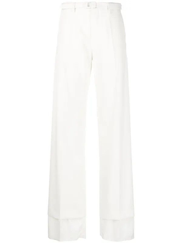 Maison Margiela !DS! SS23 Maison Margiela High Waisted Flared Trousers Size 27" / US 4 / IT 40 - 2 Thumbnail