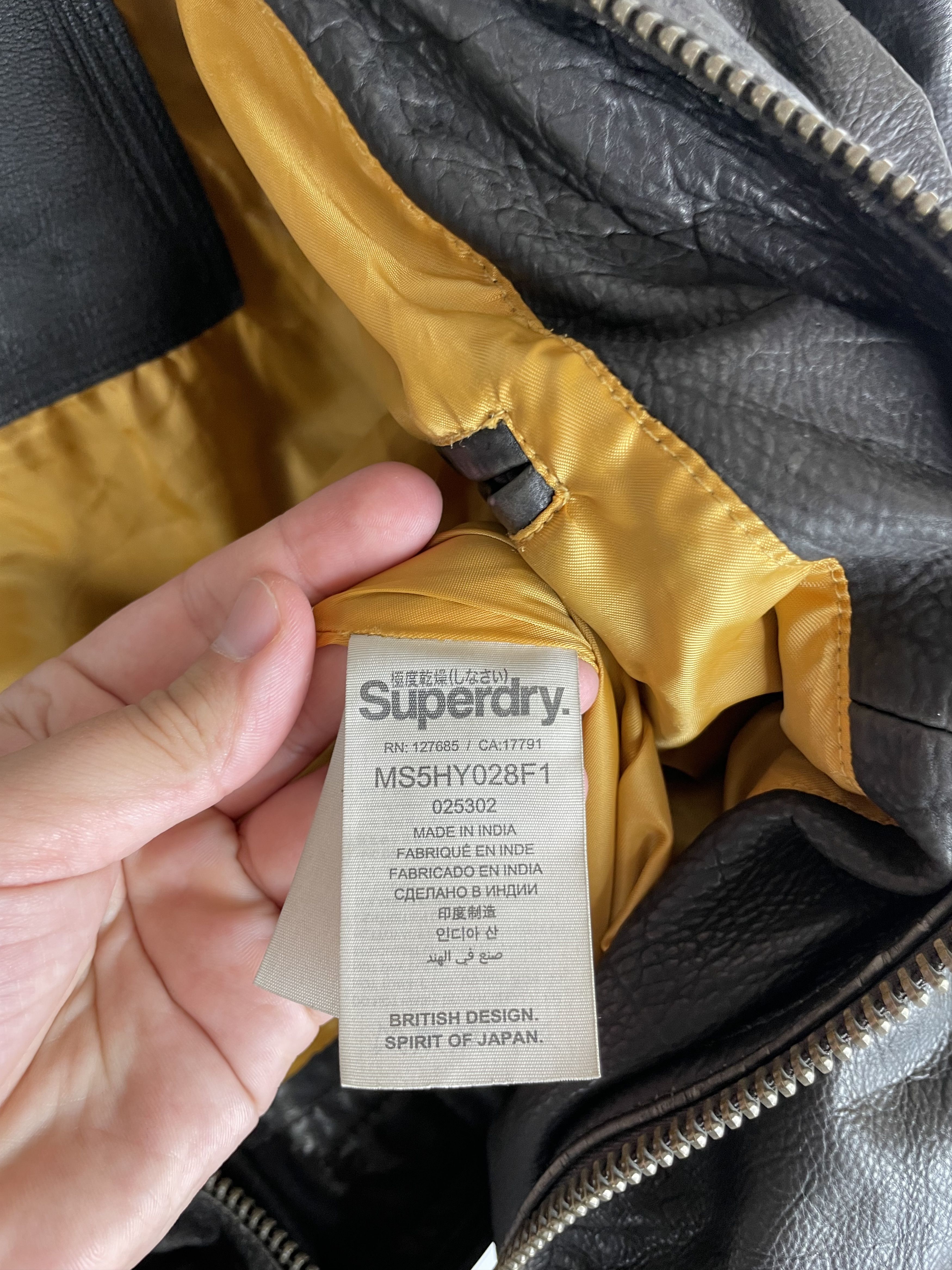 Superdry Vintage Superdry Leather Jacket Size US S / EU 44-46 / 1 - 6 Thumbnail