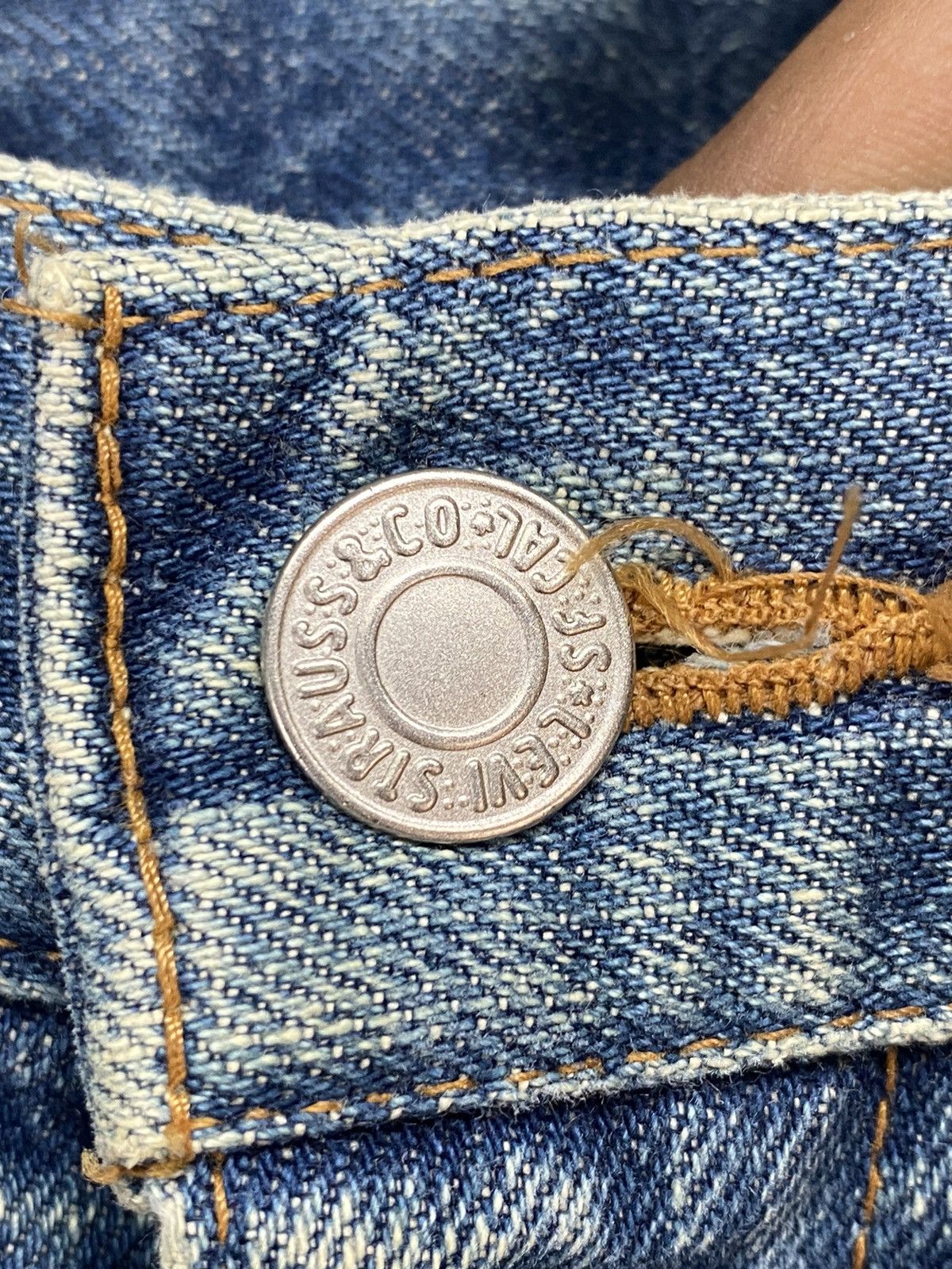 Levi's Vintage Levis Big E Selvedge Denim Size US 30 / EU 46 - 4 Thumbnail