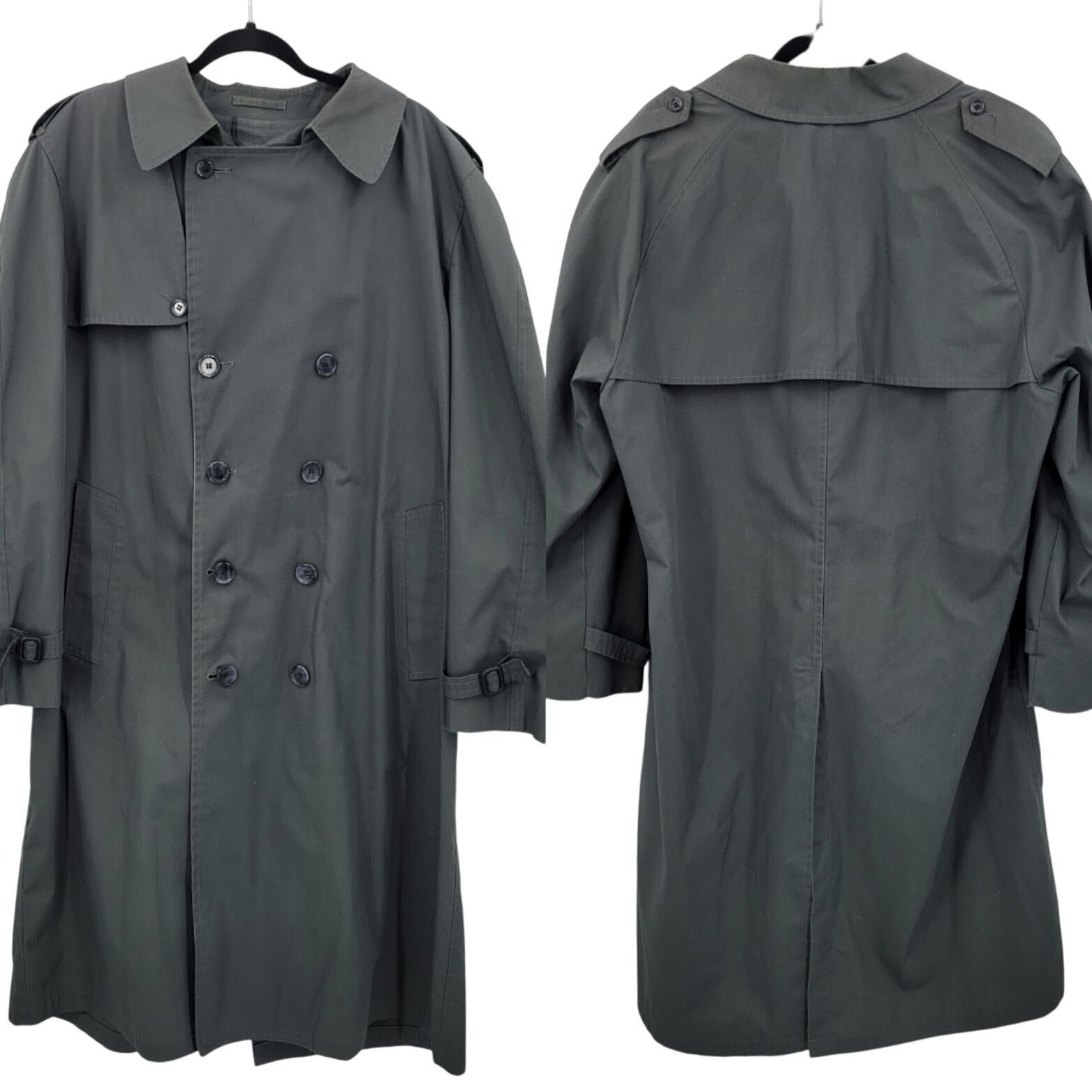 London Fog Vtg London Fog Mens Double-Breasted Trench Coat 44 Regular G Size US L / EU 52-54 / 3 - 1 Thumbnail