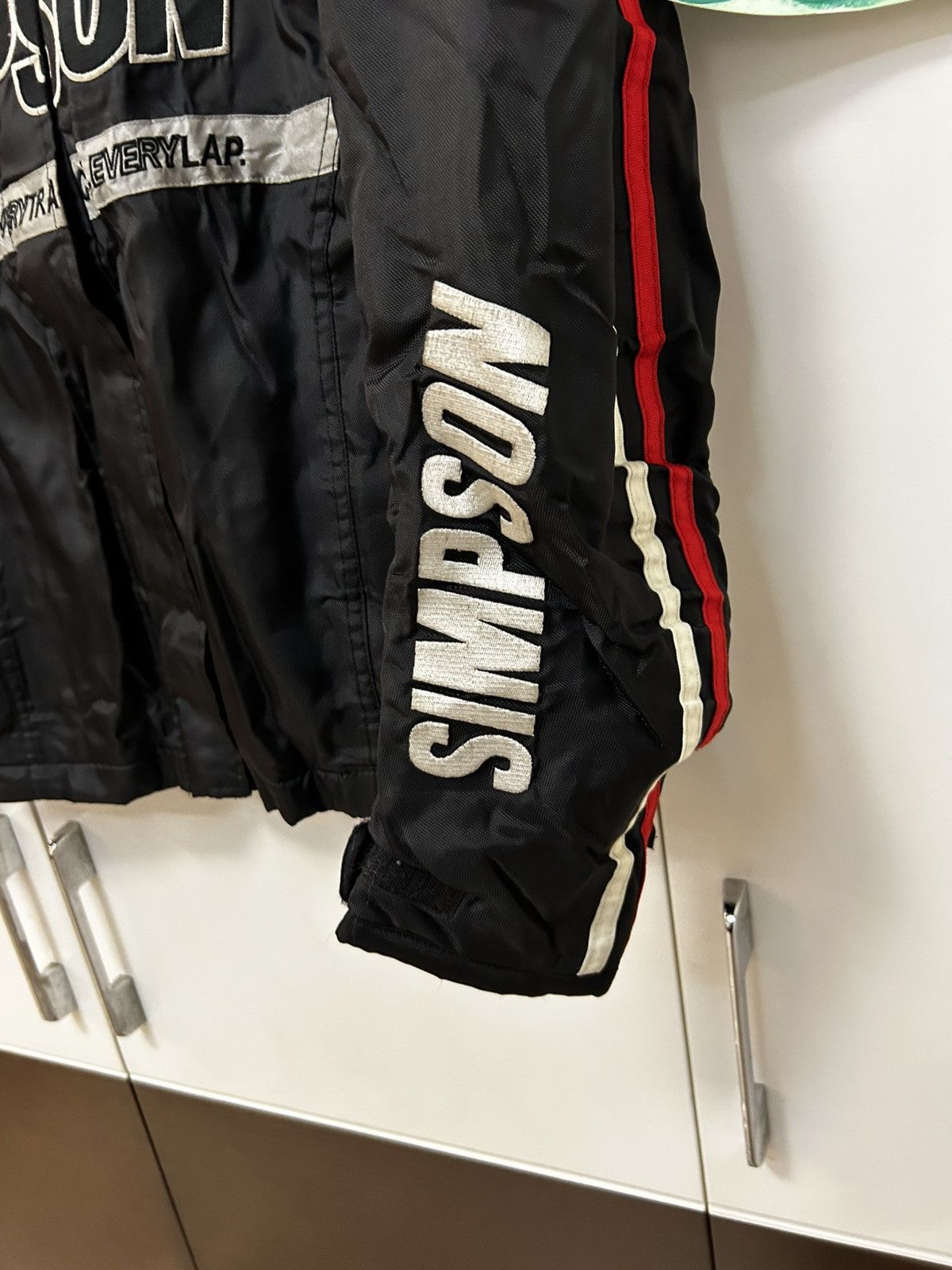 Vintage SIMPSON Girl Biker Vintage Racing Motorcycle jacket Size M / US 6-8 / IT 42-44 - 13 Thumbnail