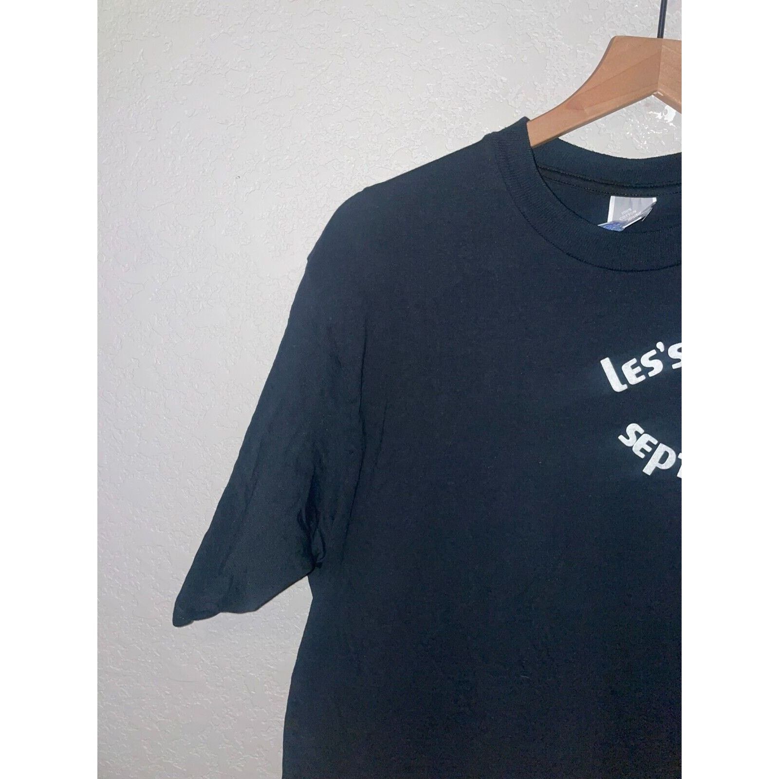 Jerzees Vintage Birthday Shirt Les's Last Night Sept. 27 1996 Tee L Size US L / EU 52-54 / 3 - 3 Thumbnail