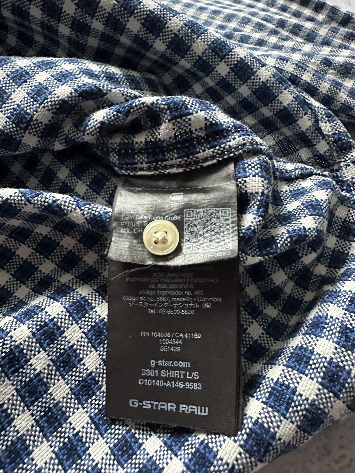 G-Star × Vintage Shirts Button Up G-star RAW size S Blue Size US S / EU 44-46 / 1 - 11 Thumbnail