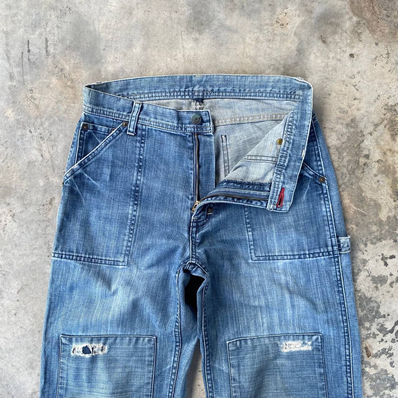 Polo Ralph Lauren × RRL Ralph Lauren VINTAGE POLO RALPH LAUREN DOUBLE KNEE CARPENTER DISTRESSED Size US 28 / EU 44 - 10 Thumbnail