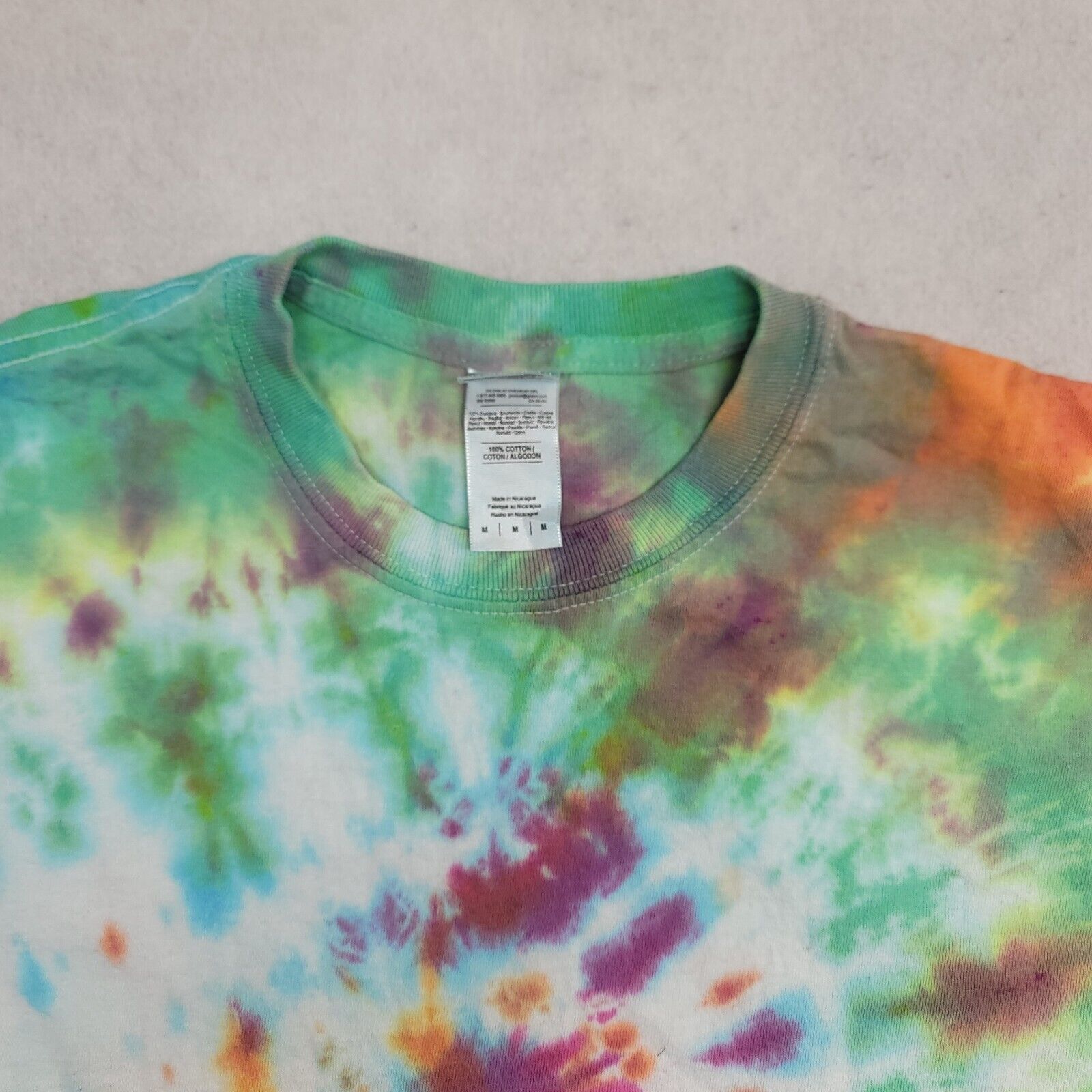 Gildan Gildan Casual Pullover T Shirt Womens Size M Multi Tie-Dye Size M / US 6-8 / IT 42-44 - 1 Thumbnail