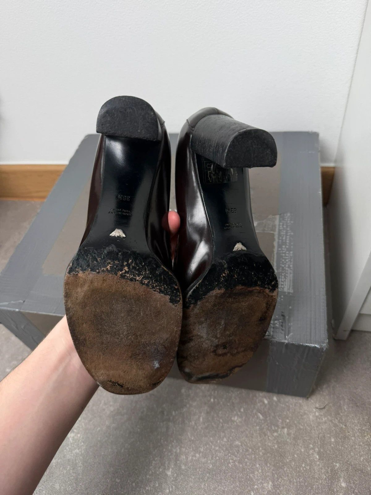 Emporio Armani Emporio Armani heels vintage luxury old money 2000s Size US 8.5 / IT 38.5 - 9 Thumbnail