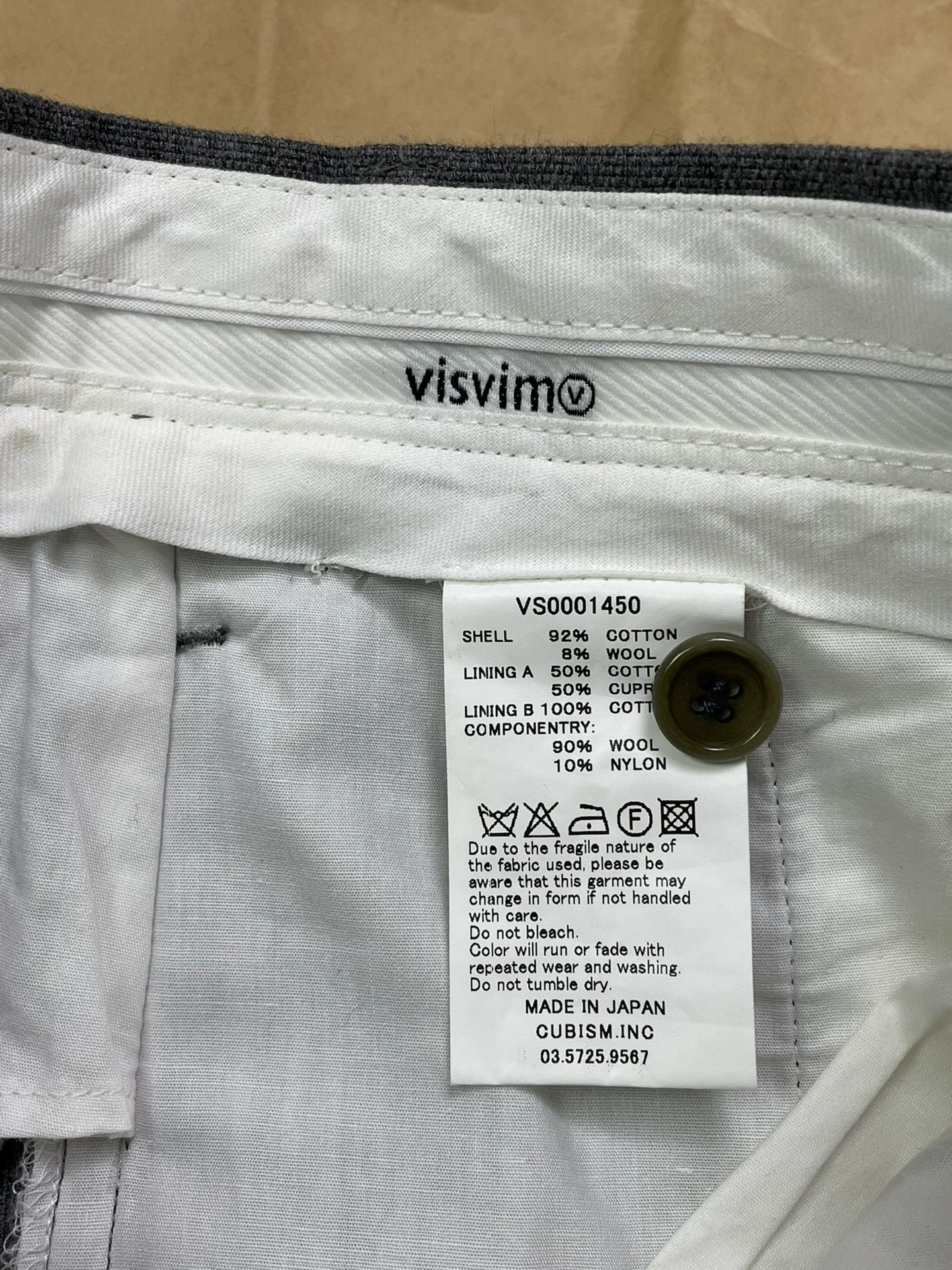Visvim VISVIM OG ZERMATT 9 PANTS GREY S 10AW Rare Thick Size US 29 - 7 Thumbnail