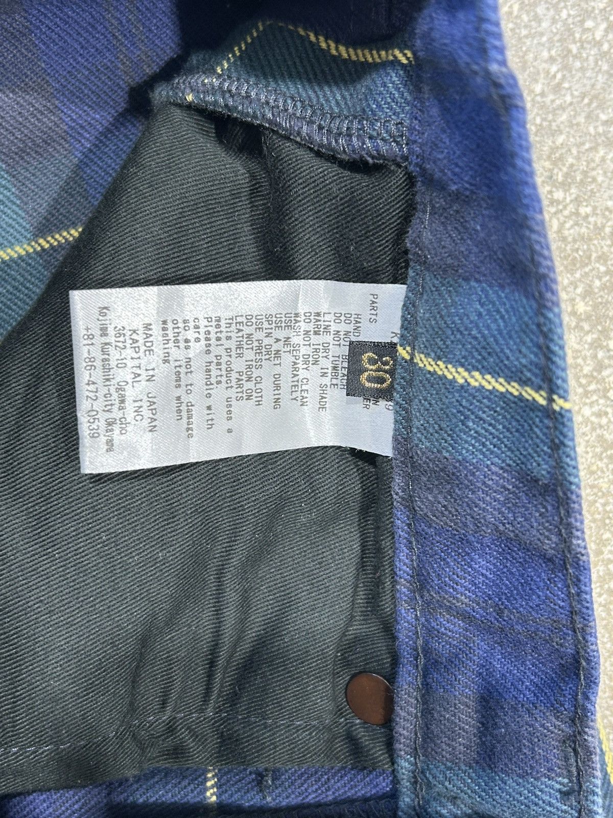 Kapital Kapital Plaid Gemstone Pants Size US 30 / EU 46 - 3 Thumbnail