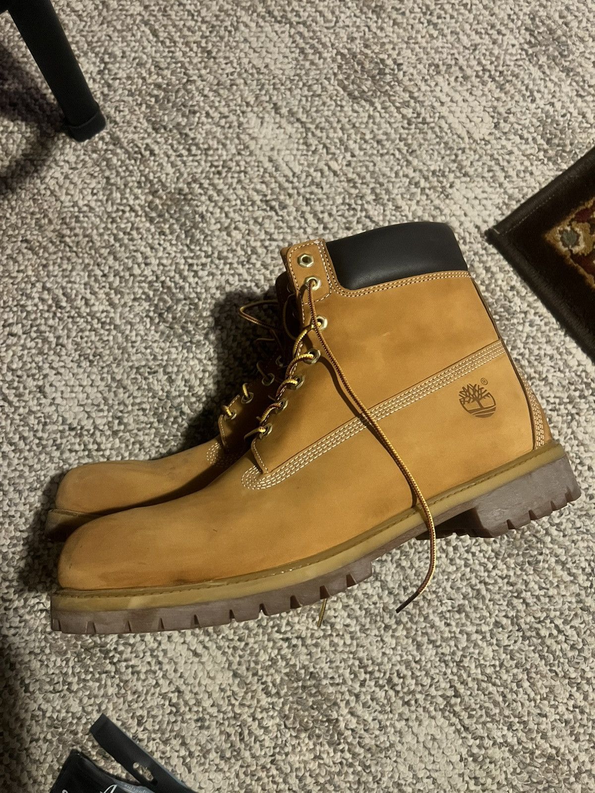 Timberland Timberland 6” Premium Waterproof Boots - Wheat Nubuck Size US 13 / EU 46 - 4 Thumbnail