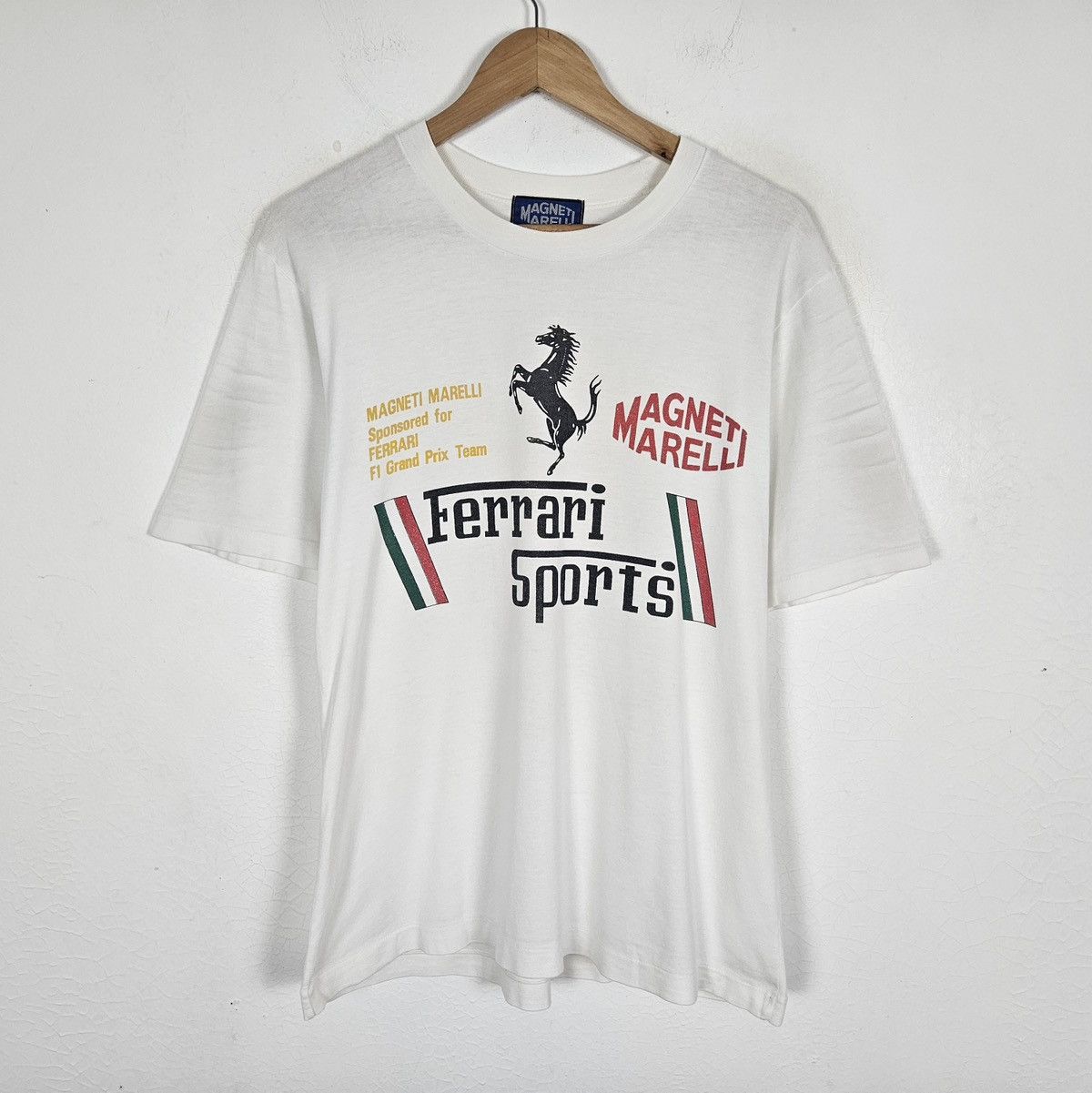 Ferrari Vintage Ferrari Grand Prix Magneti Marelli shirt Size US M / EU 48-50 / 2 - 2 Thumbnail