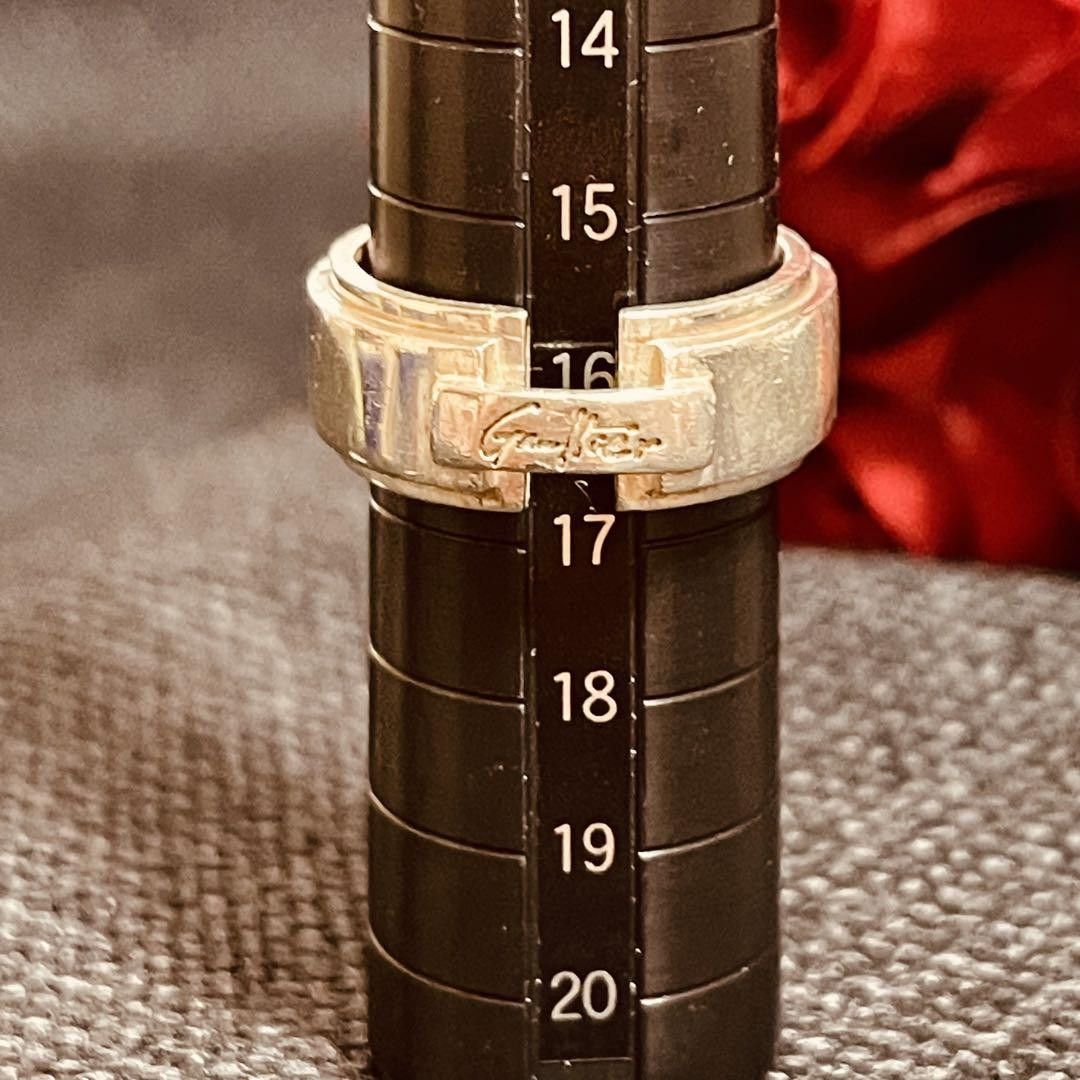 Jean Paul Gaultier Engraved Logo Ring Size ONE SIZE - 2 Thumbnail