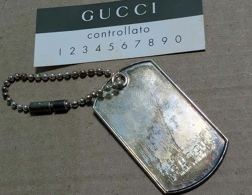 Gucci Gucci Sterling Silver Army Tag Size ONE SIZE - 2 Thumbnail