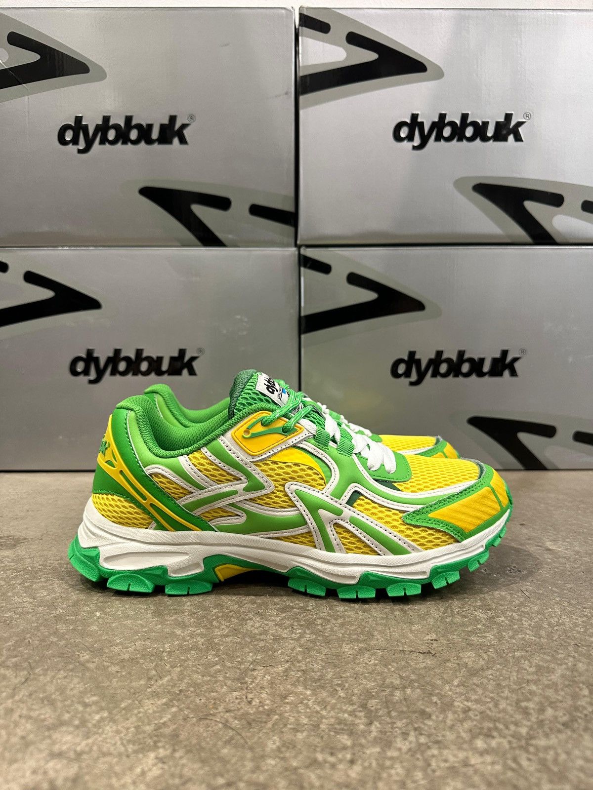 Dybbuk DYBBUK - Vortex V.2 Sneakers Yellow Green Size US 9 / EU 42 - 1 Thumbnail
