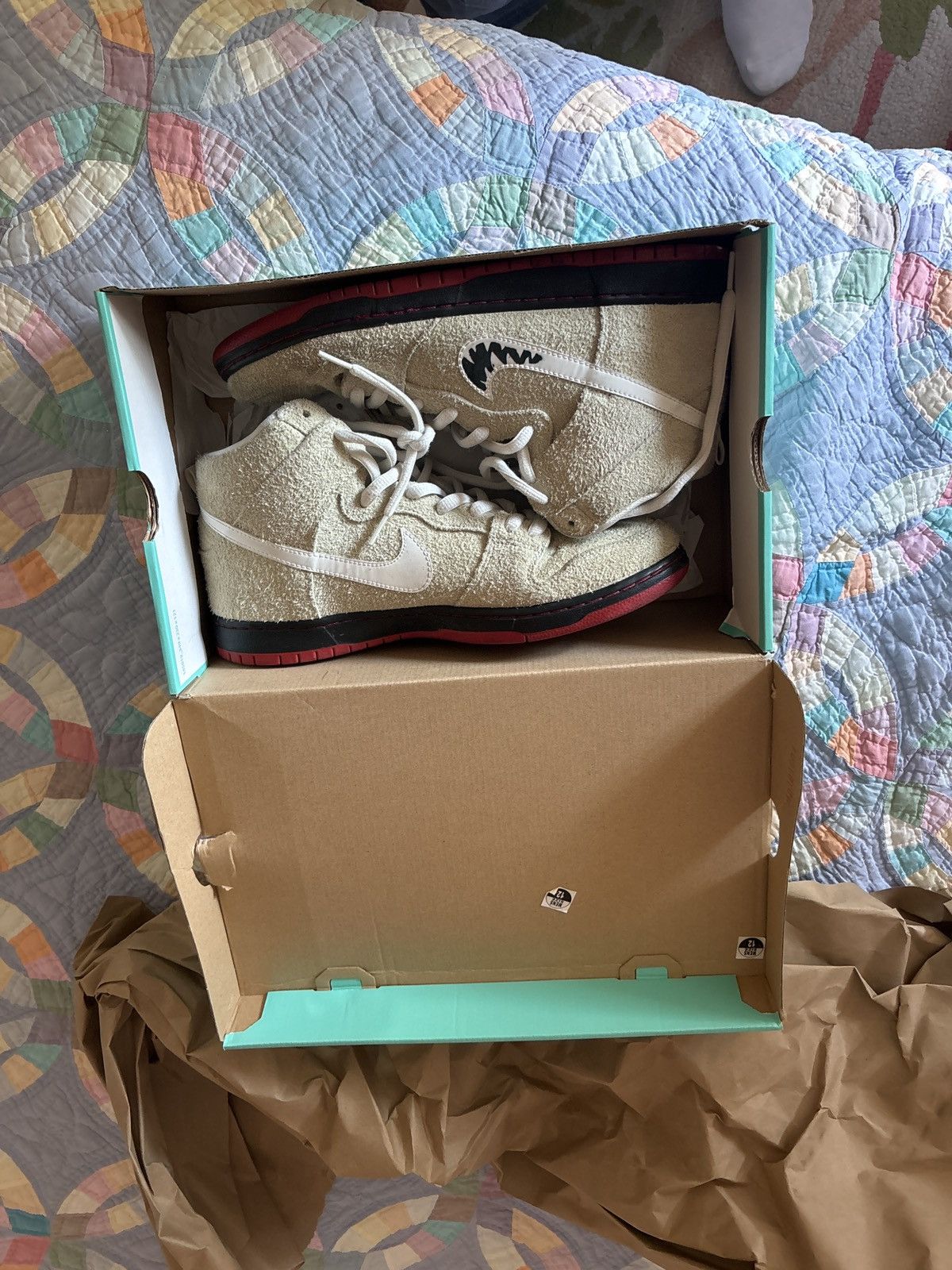Nike Nike SB Dunk High “Wolf in Sheep’s Clothing” Size US 12 / EU 45 - 1 Thumbnail