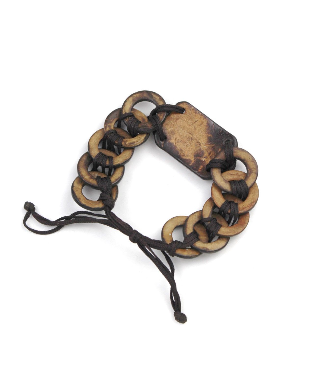 Japanese Brand 2000S JAPANESE MADE HANDCRAFTED RUSTIC STAR TAG BRACELET Size ONE SIZE - 2 Thumbnail