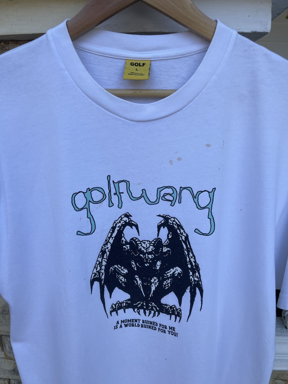 Golf Wang Last Drop🔥Rare🔥GOLF WANG Gargoyle T-Shirt Size US L / EU 52-54 / 3 - 2 Thumbnail