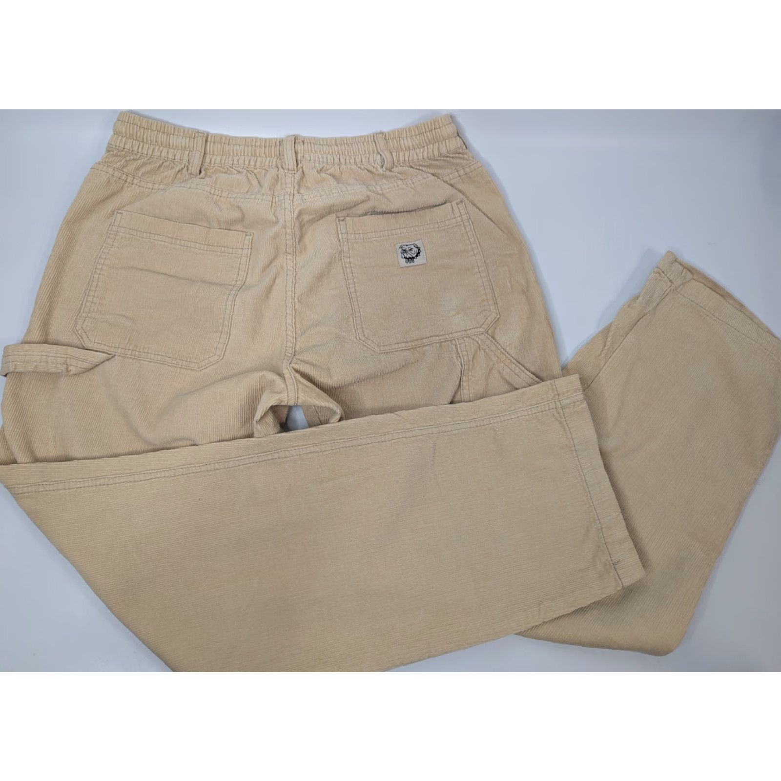 Bdg BDG Urban Outfitters Pants Mens Cargo Carpenter Corduroy Straight Beig e 90s Grunge City College Vintage? Size US 31 - 5 Thumbnail