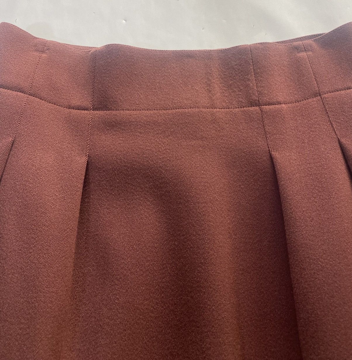 Alaia Vintage Alaia Brown Wool Skirt Size 28" / US 6 / IT 42 - 4 Thumbnail