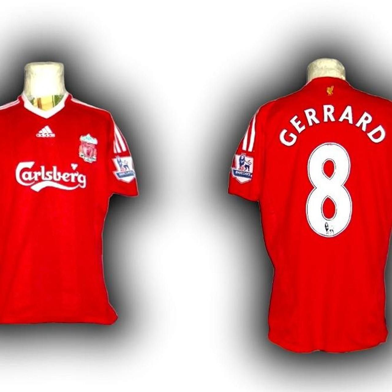 Adidas Fc Liverpool England 2008 2009 2010 Home Shirt Jersey Size US M / EU 48-50 / 2 - 1 Thumbnail
