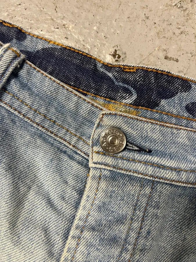 Acne Studios × Vintage Acne Studios Blue Denim Camouflage Jeans Size US 31 - 8 Thumbnail