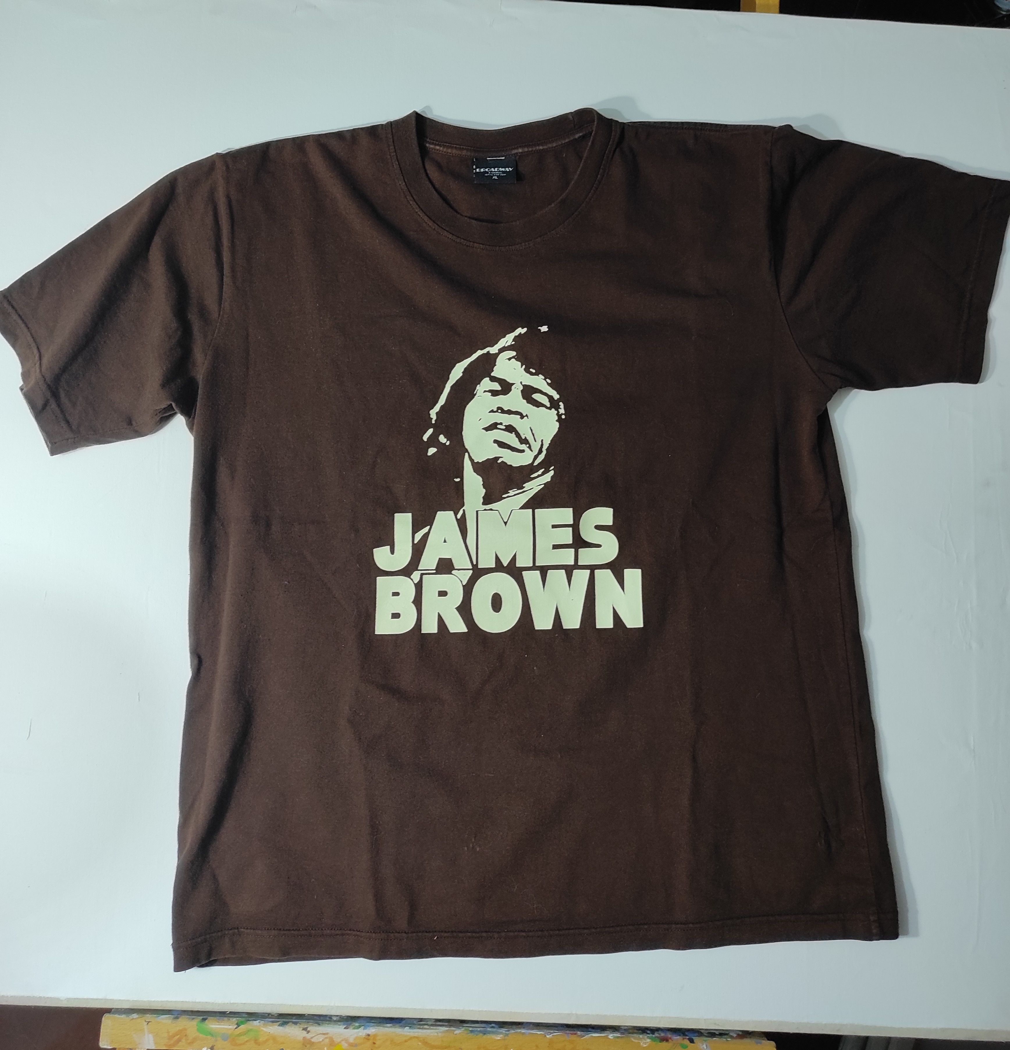 Band Tees Vintage James Brown T-shirt, "Broadway" size XL Size US XL / EU 56 / 4 - 1 Thumbnail