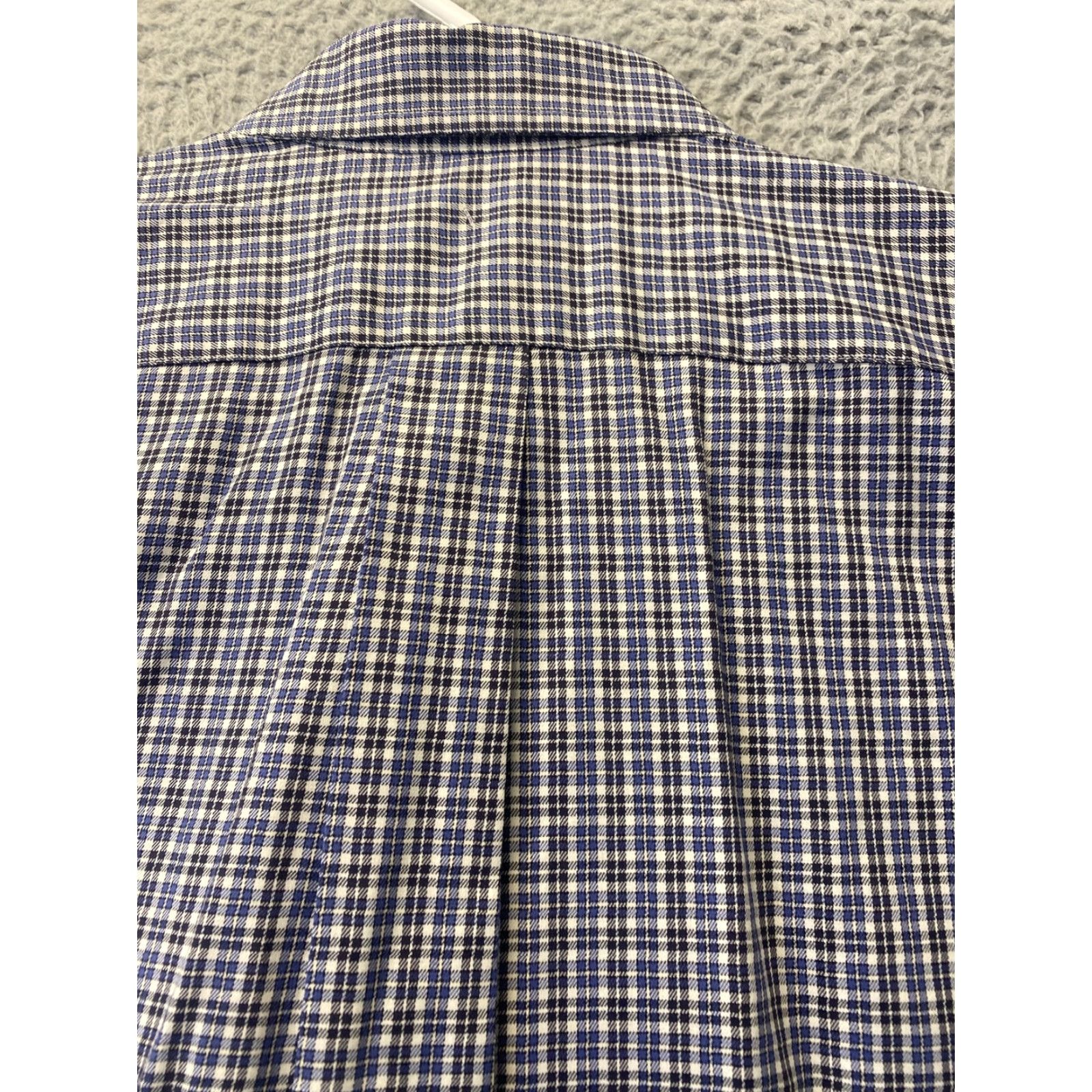 Vintage L.L. Bean Button-Down Shirt Men M Blue Check Cotton Long Sleeve Casual Authentic Regular Men Size US M / EU 48-50 / 2 - 8 Thumbnail