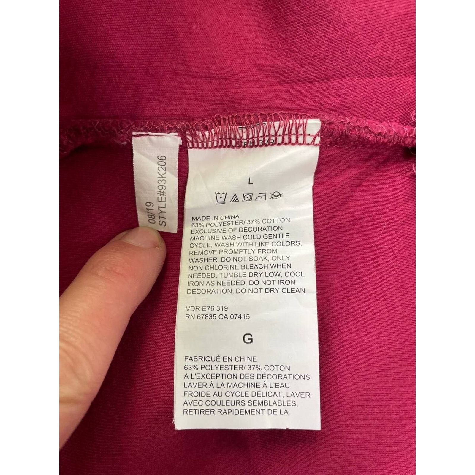 Nautica Vintage Nautica Burgundy Sherpa Fleece Pullover Size L Size US L / EU 52-54 / 3 - 8 Thumbnail
