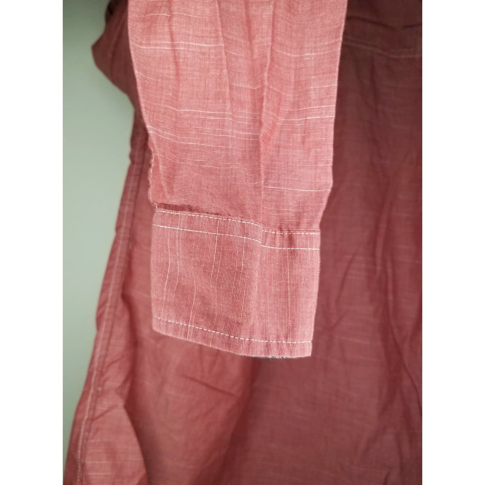 Vintage DRILL CLOTHING CO. Button Up Long Sleeve Shirt Red 2 Pocket Adult Medium Mens Size US M / EU 48-50 / 2 - 5 Thumbnail