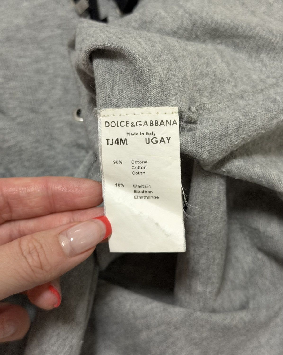 Dolce & Gabbana DOLCE&GABBANA S/S 2003 Plunging Lace-Up Logo Print T-Shirt Size M / US 6-8 / IT 42-44 - 6 Thumbnail