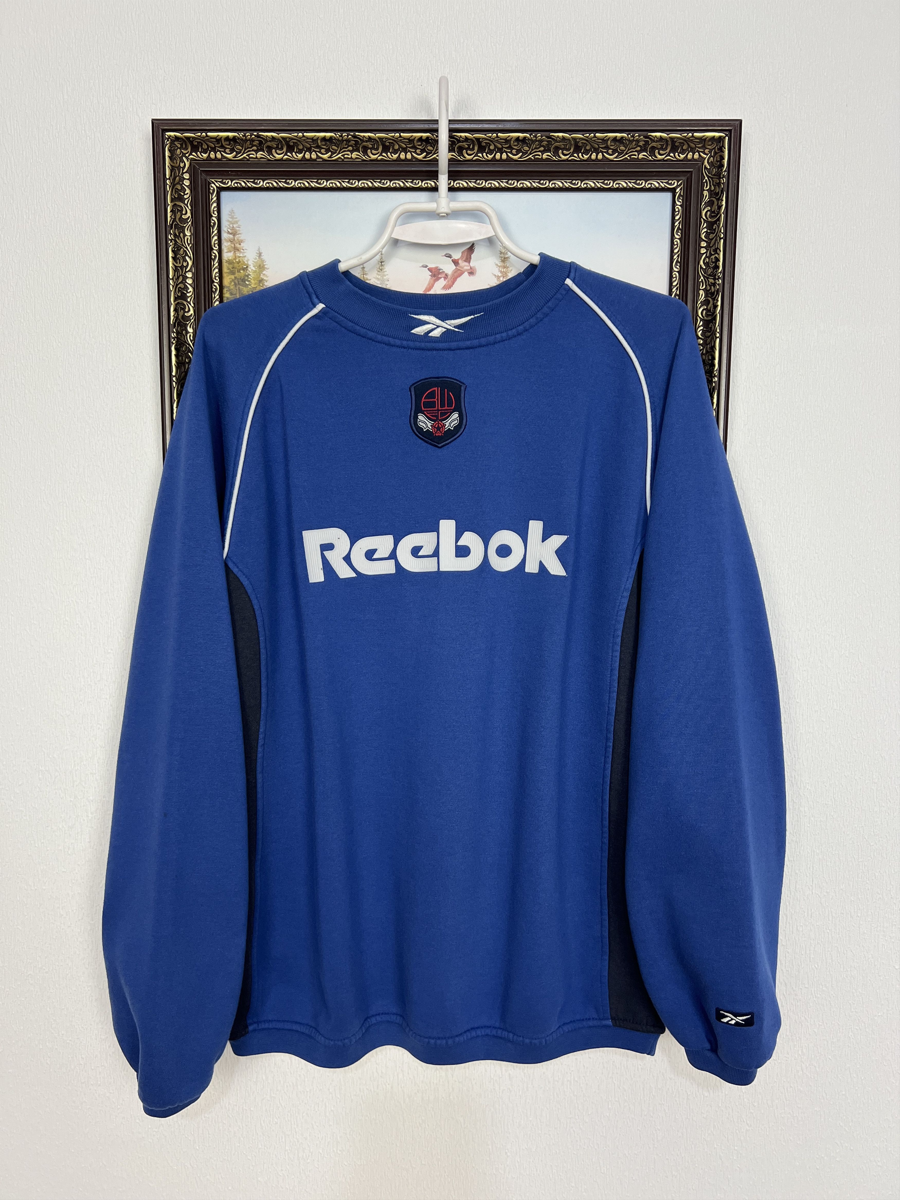 Reebok Vintage Bolton Wanderers Football Sweatshirt Soccer Crewneck Size US M / EU 48-50 / 2 - 1 Thumbnail