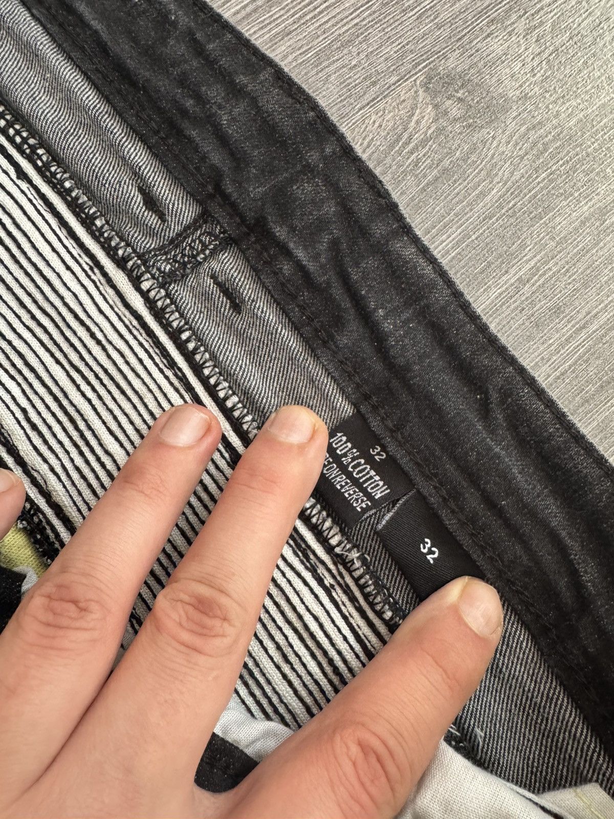 Japanese Brand Y2K Vintage Balenciaga /Amiri Style Zip Jeans Size US 32 / EU 48 - 4 Thumbnail