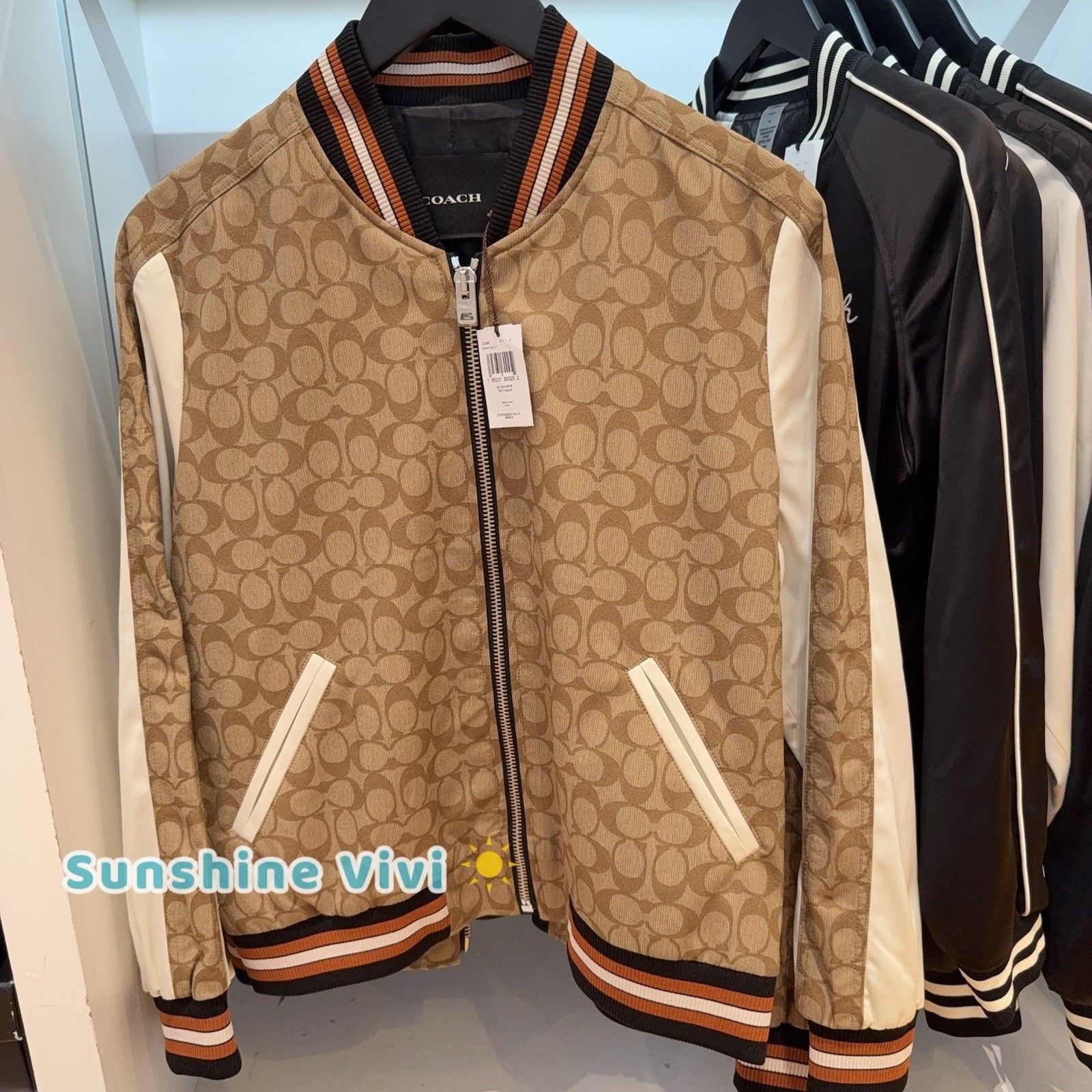 NWT Coach Signature Reversible Souvenir Jacket CG666 Small