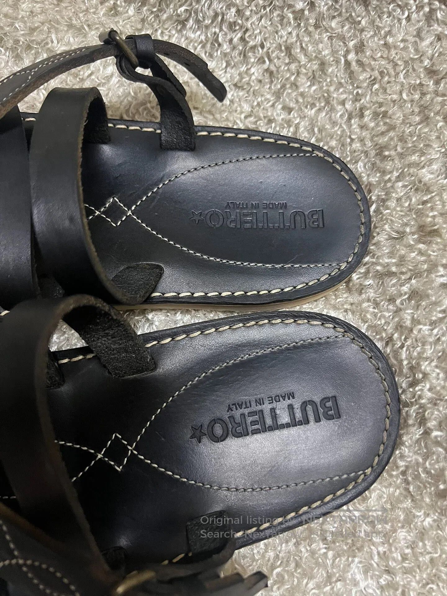 Buttero Buttero Men's Roman Sandals. Size US 9 / EU 42 - 3 Thumbnail