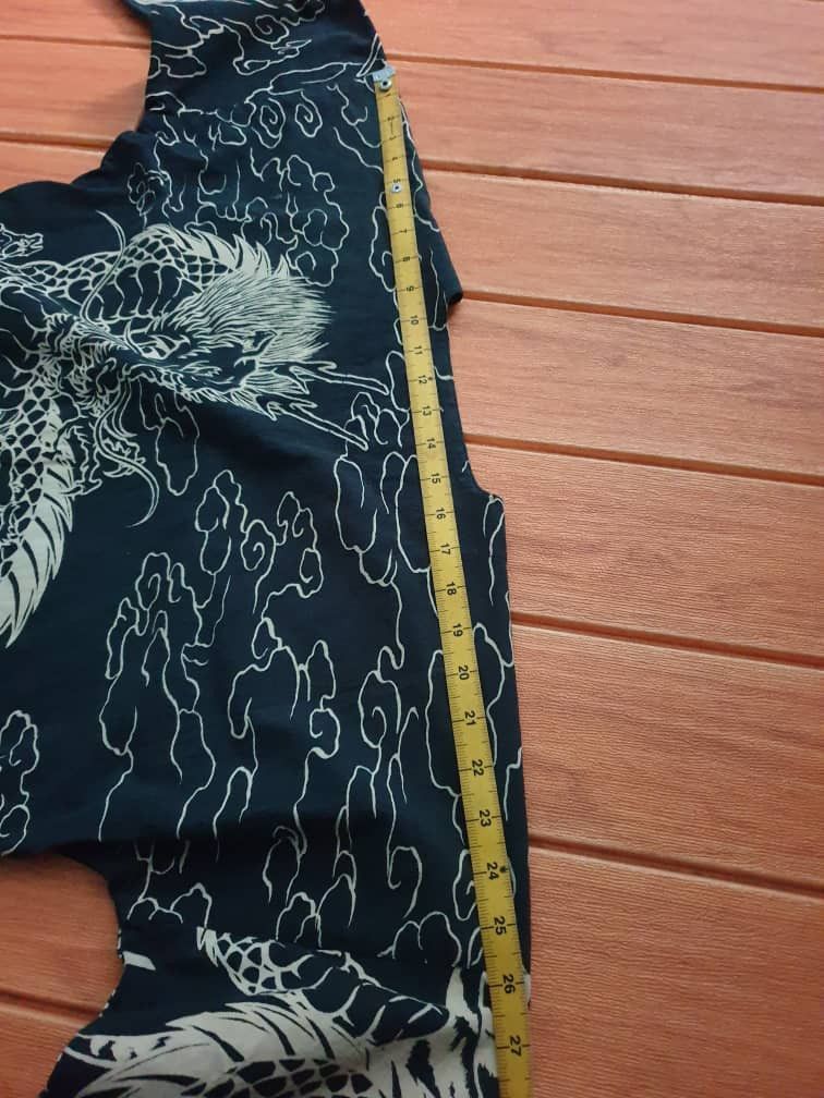 Japanese Brand 💥Cropped head monogram dragon yakuza longsleeve shirt Size US M / EU 48-50 / 2 - 3 Thumbnail