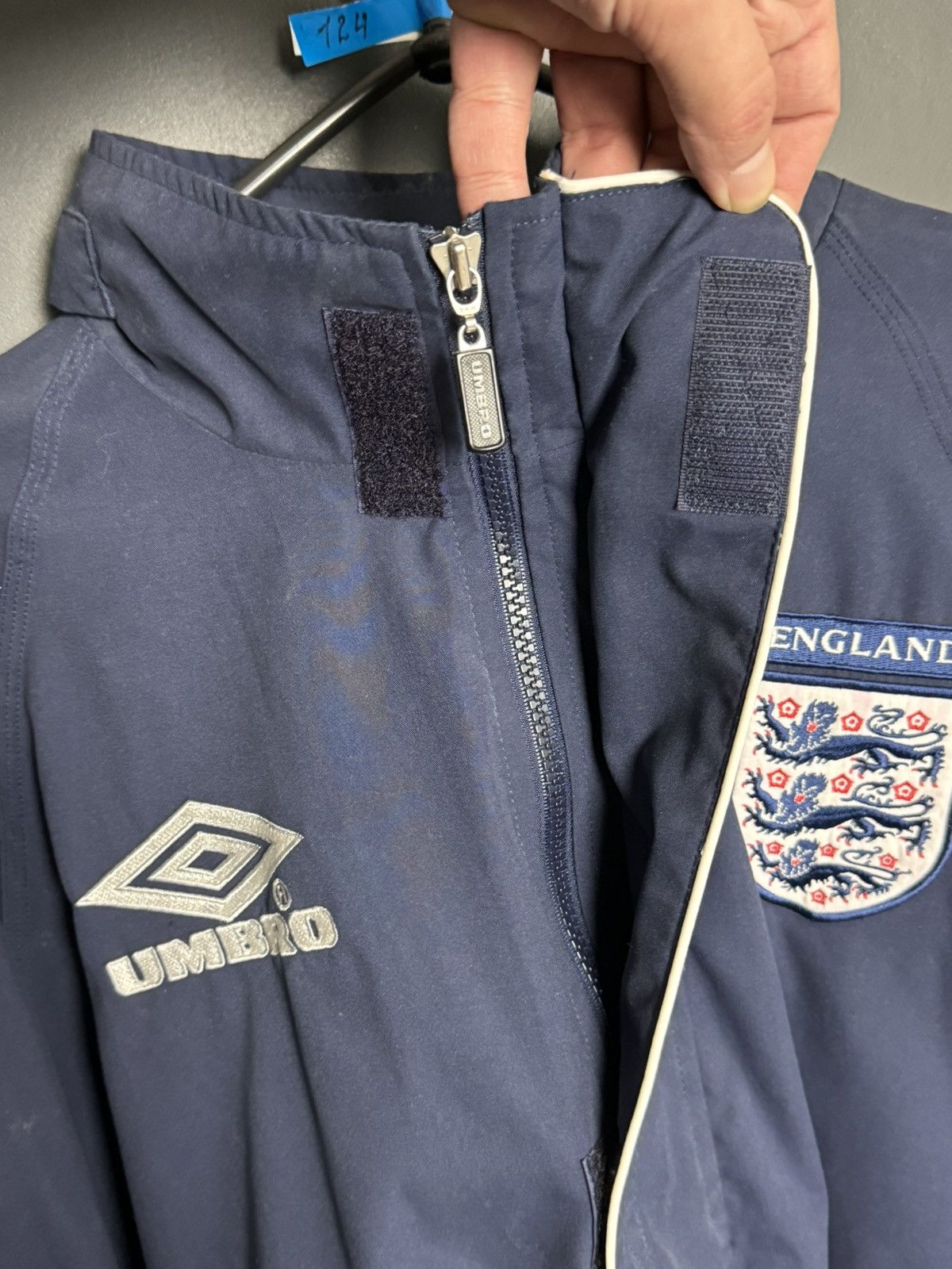Umbro Vintage England National Team Training Football Jacket Size US XL / EU 56 / 4 - 4 Thumbnail