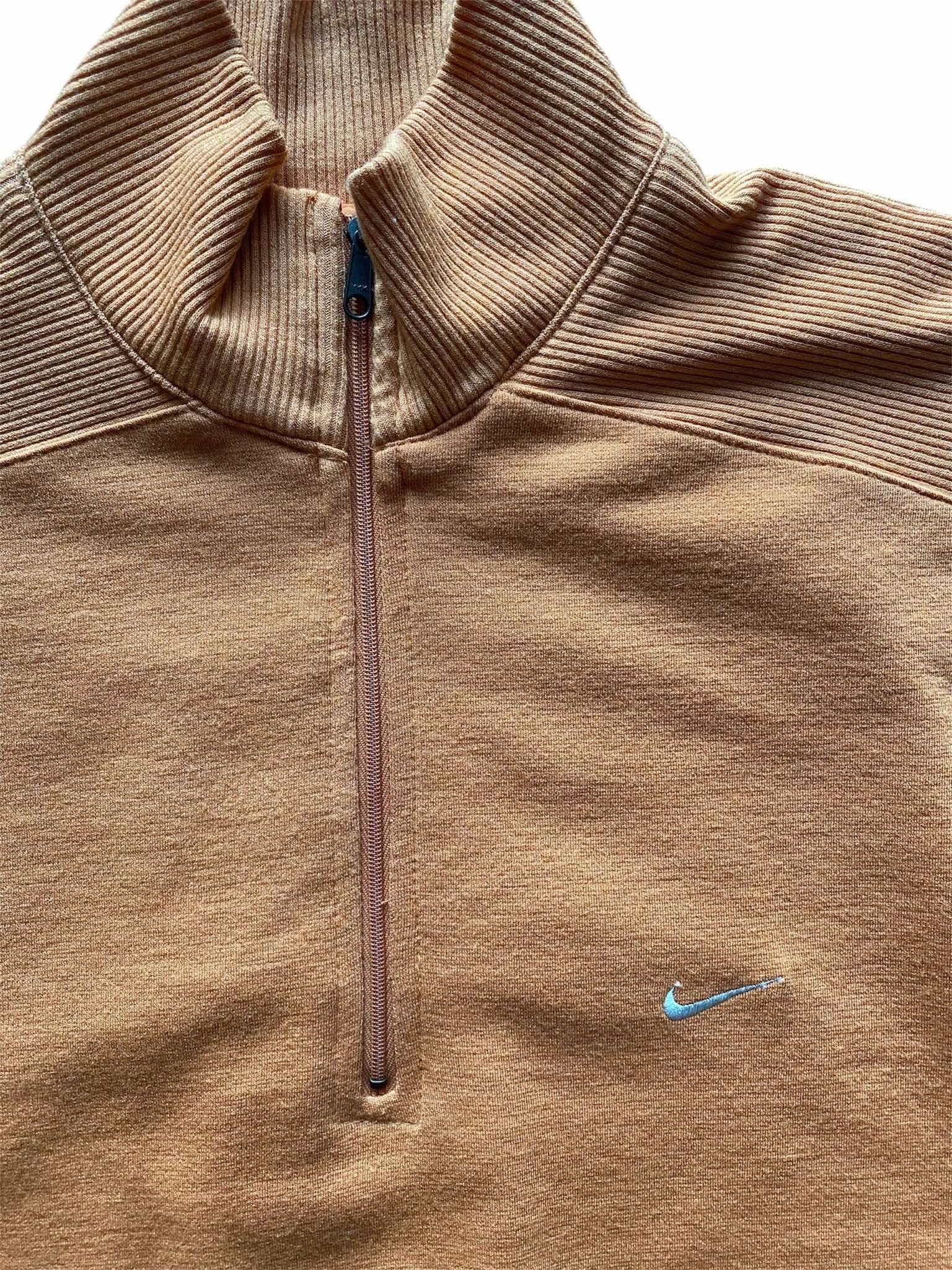 Nike Nike Reversible Orange Long Sleeve 1/4 Zip Up Swoosh Logo Size US M / EU 48-50 / 2 - 6 Thumbnail