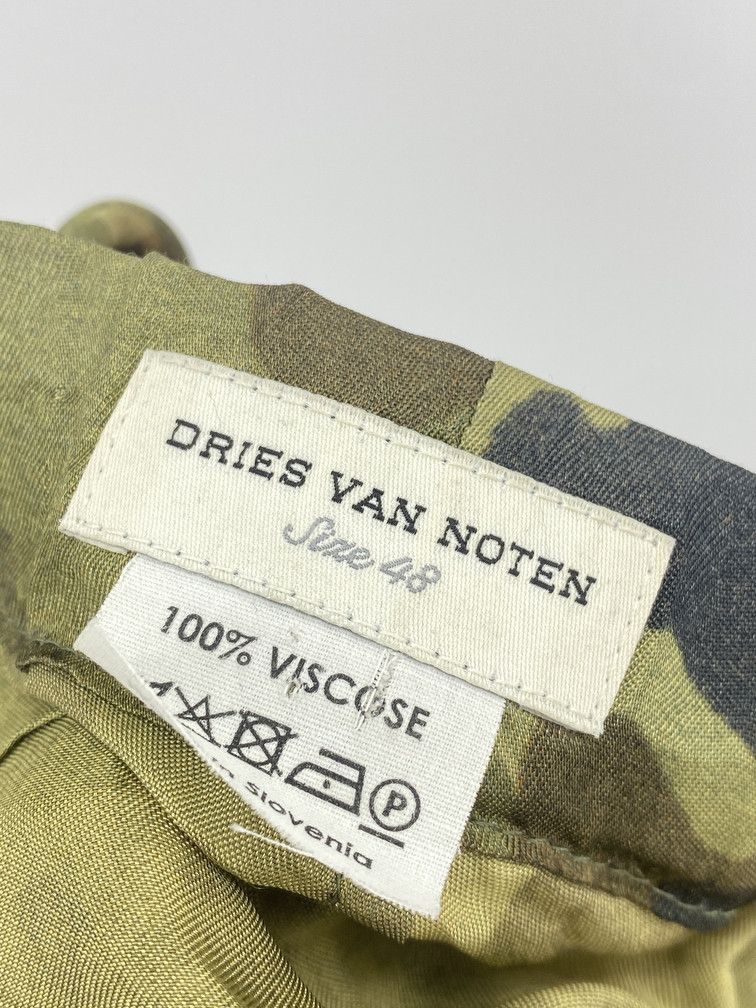 Dries Van Noten SS21 Camo Viscose Size US 32 / EU 48 - 3 Thumbnail