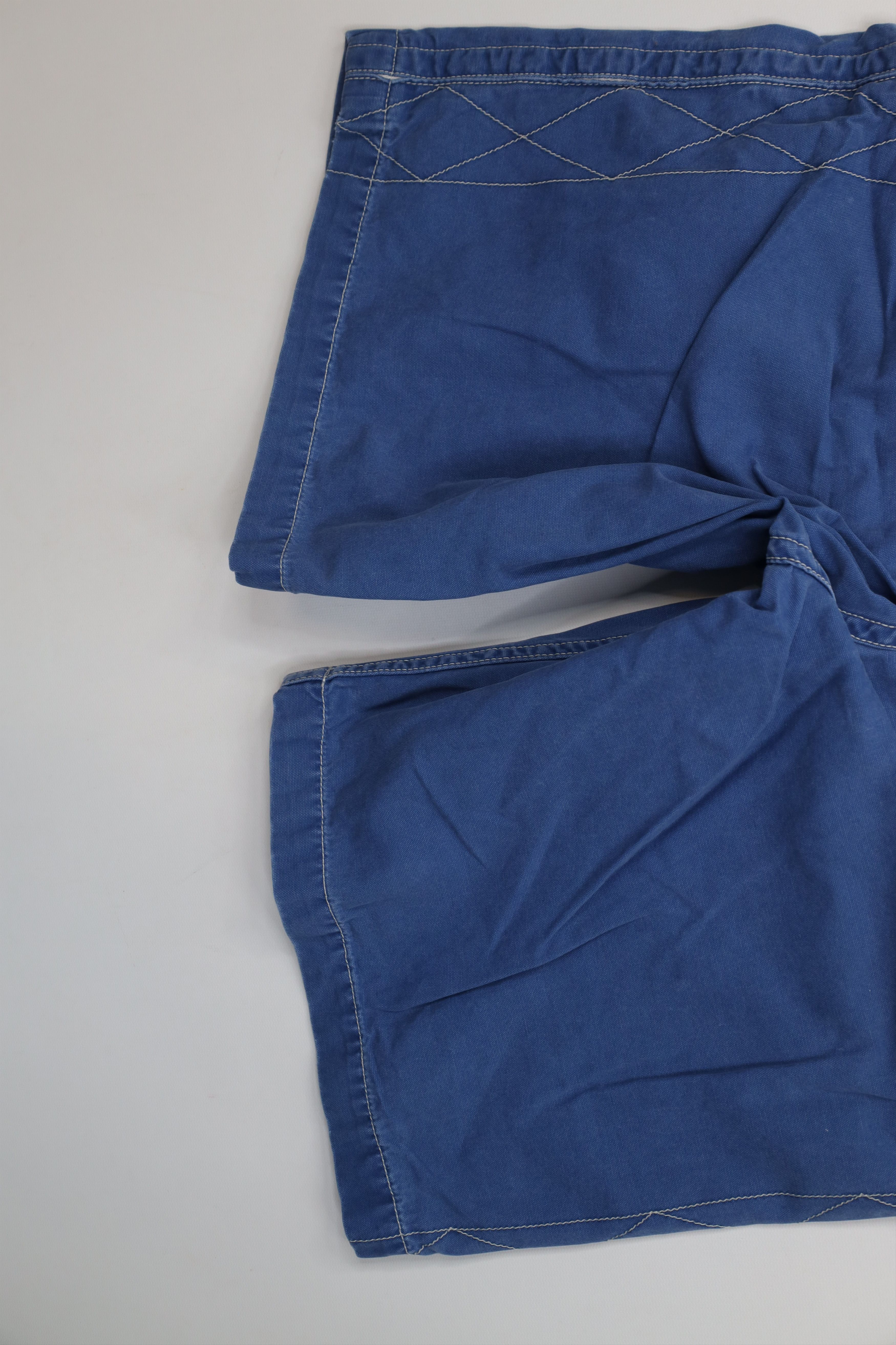 Polo Ralph Lauren Vintage 90s Ralph Lauren Spell Button Fly Canvas Shorts Blue Size US 30 / EU 46 - 15 Thumbnail