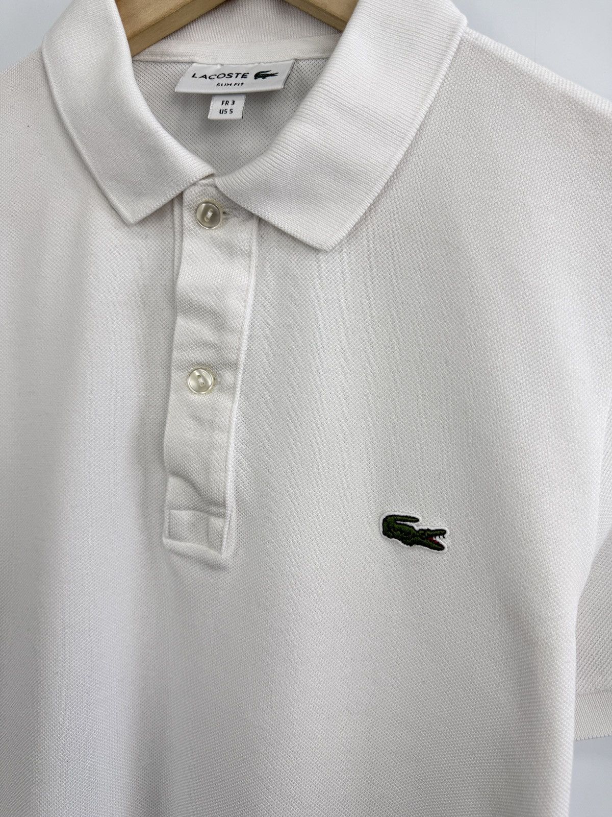Lacoste 🇫🇷 Lacoste Slim Fit Polo T-Shirt Made in France Rare Retro Size US S / EU 44-46 / 1 - 5 Thumbnail
