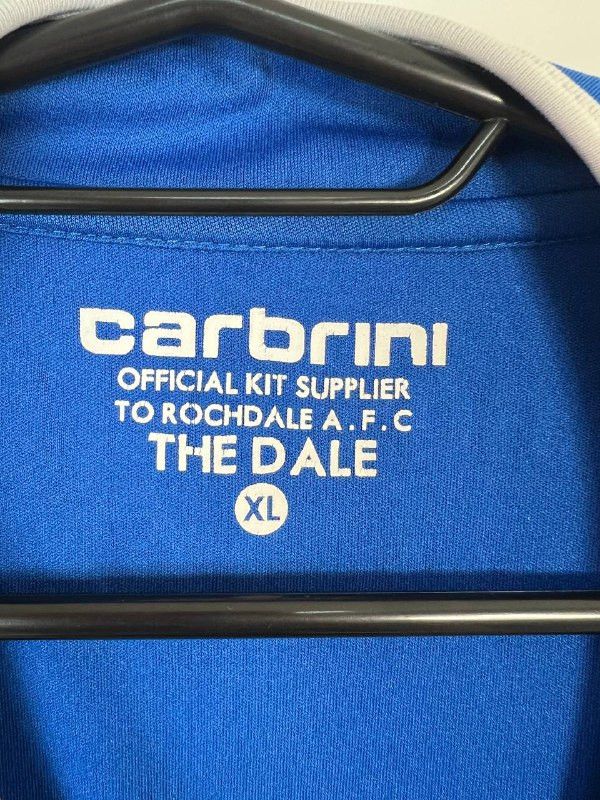 Vintage ROCHDALE ENGLAND 2011/2012 HOME FOOTBALL SHIRT CARBRINI Sz L Size US XL / EU 56 / 4 - 3 Thumbnail