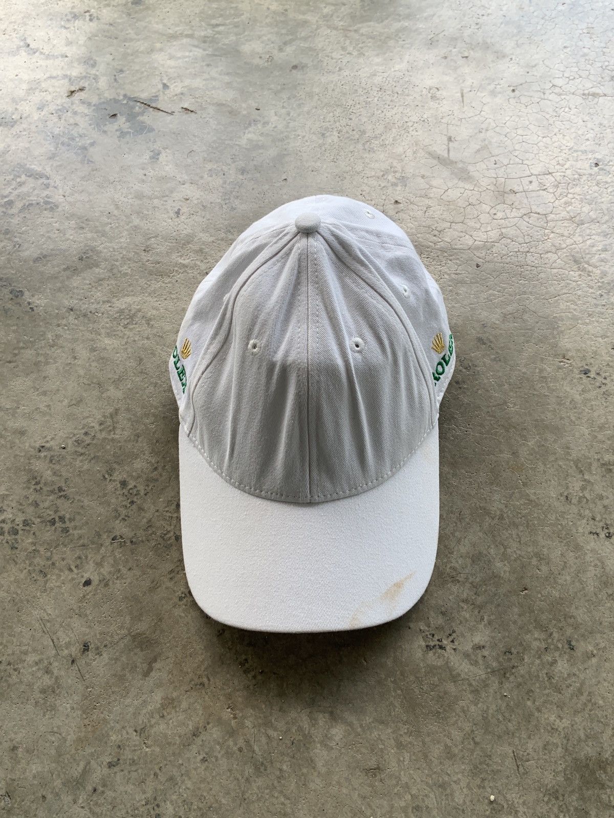 Rolex Vintage Rolex Double Logo White Cap Size ONE SIZE - 5 Thumbnail