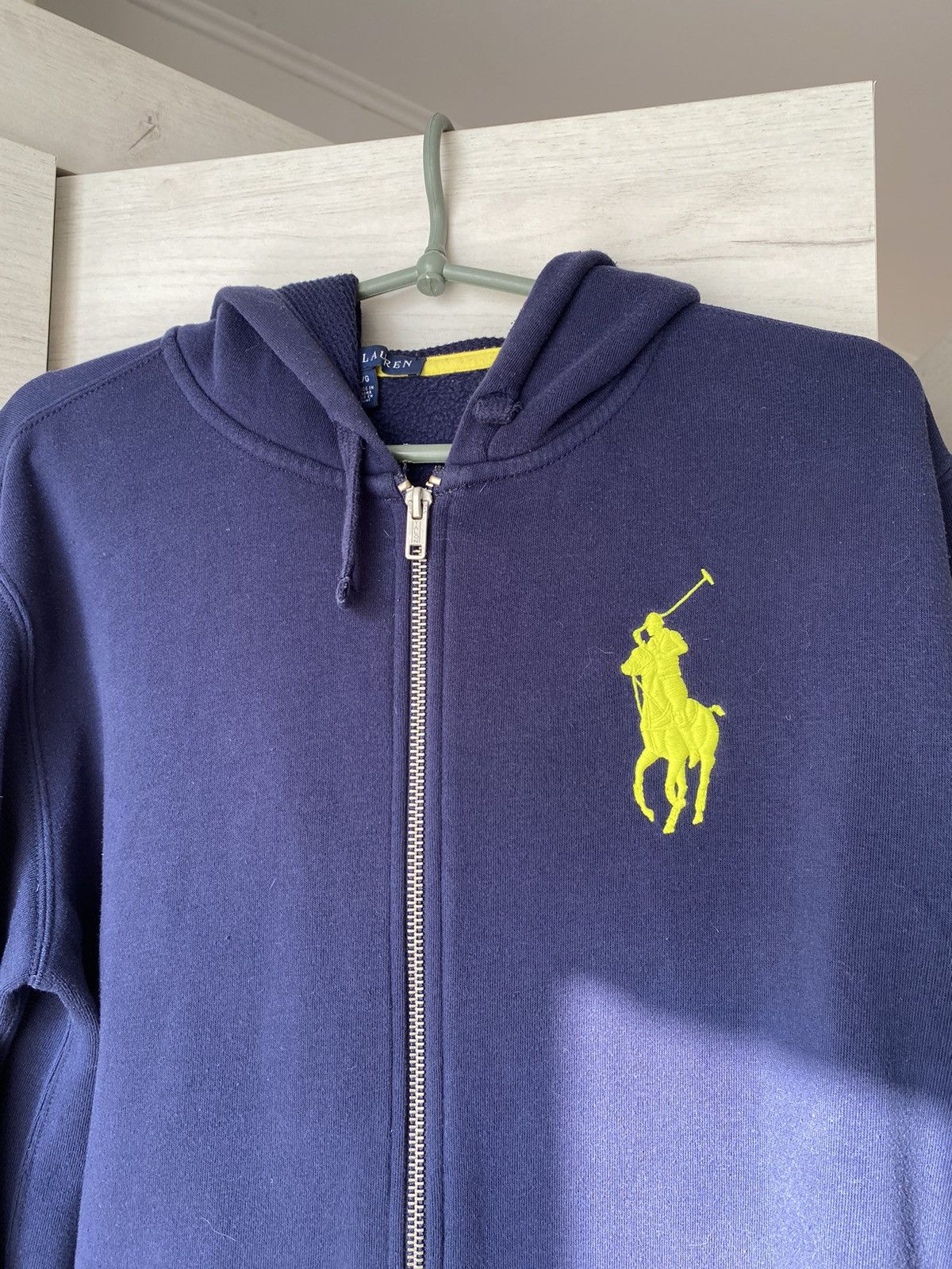 Ralph Lauren Ralph Lauren Big Pony Zip Up Hoodie Sweater/jacket Size L Size L / US 10 / IT 46 - 2 Thumbnail
