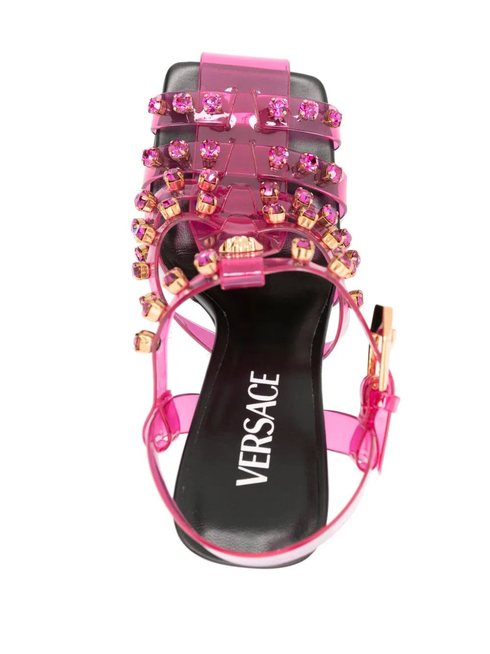 Versace o1y0226 Ankle Strap Sandals in Fuchsia Size US 8 / IT 38 - 3 Thumbnail