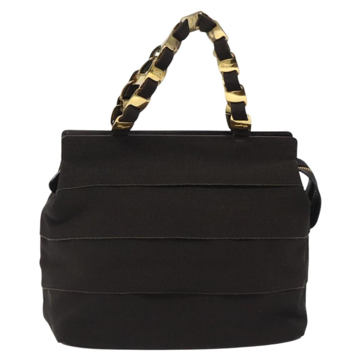 Salvatore Ferragamo Salvatore Ferragamo Vala Handbag Canvas Size ONE SIZE - 1 Thumbnail