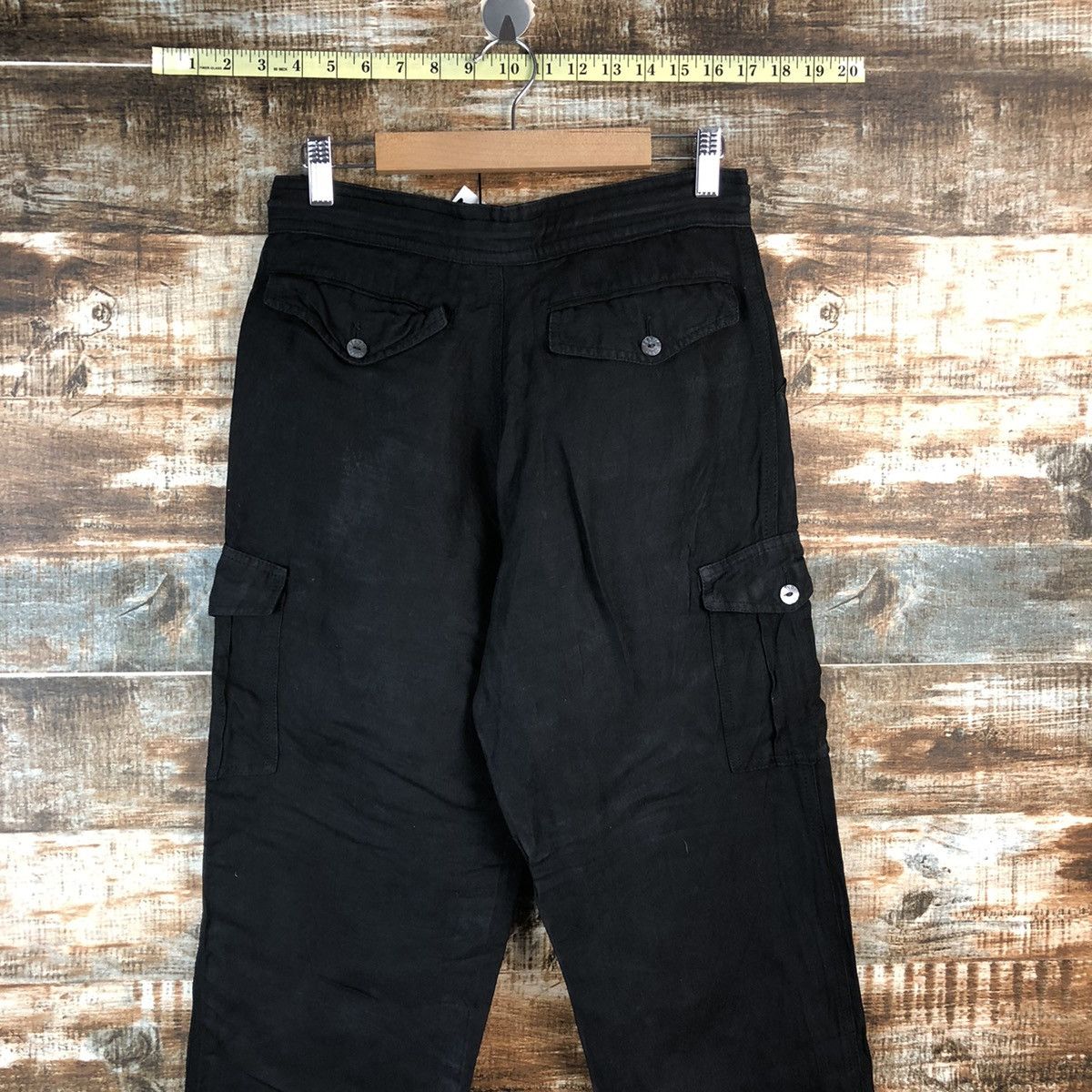 Fendi DL Fendi Jeans Black Cargo Multipocket Pants #A2595 Size US 26 / EU 42 - 15 Thumbnail