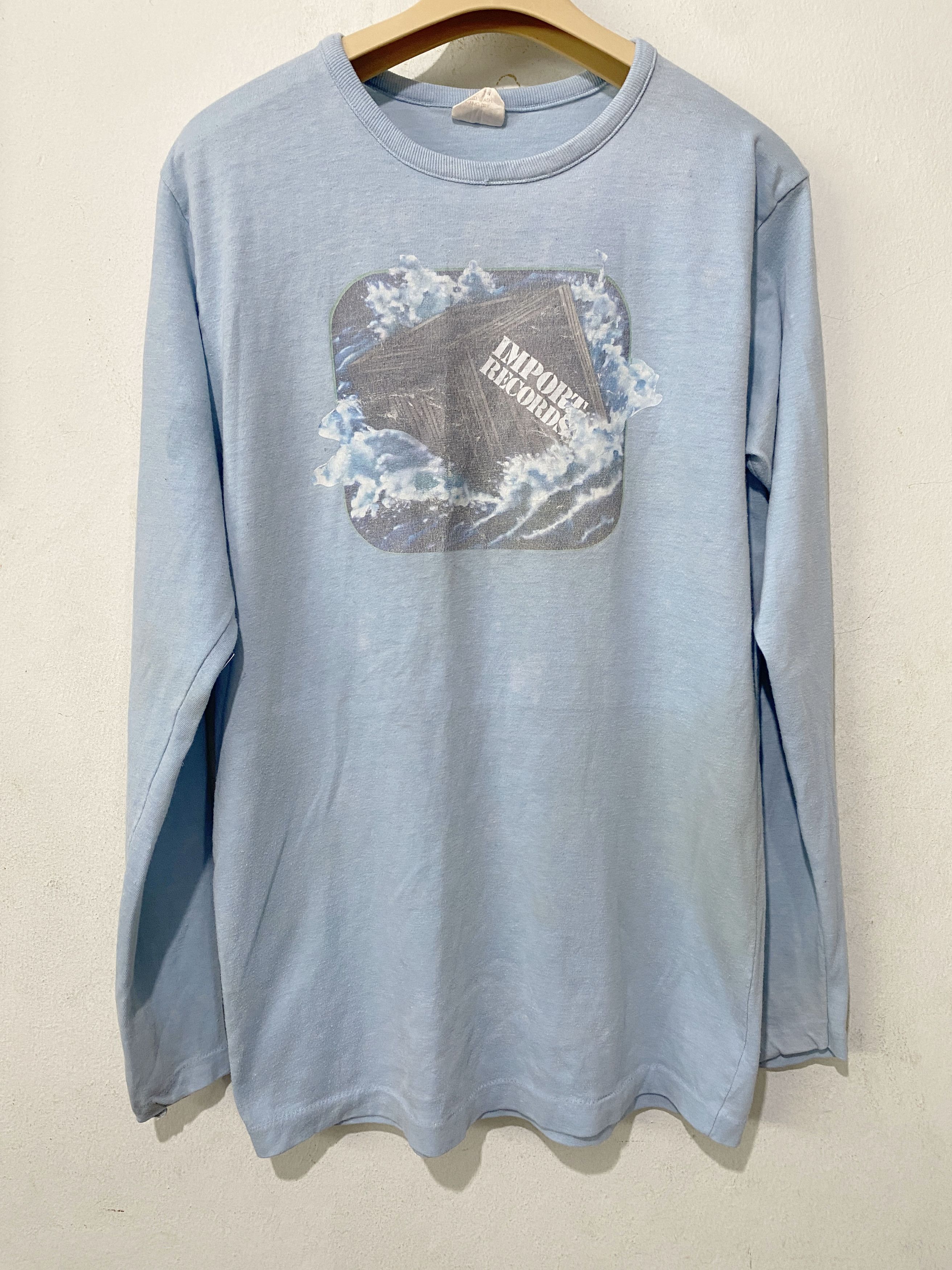 Band Tees × Vintage Vintage 70s Jem Records Long Sleeve Size US M / EU 48-50 / 2 - 1 Thumbnail